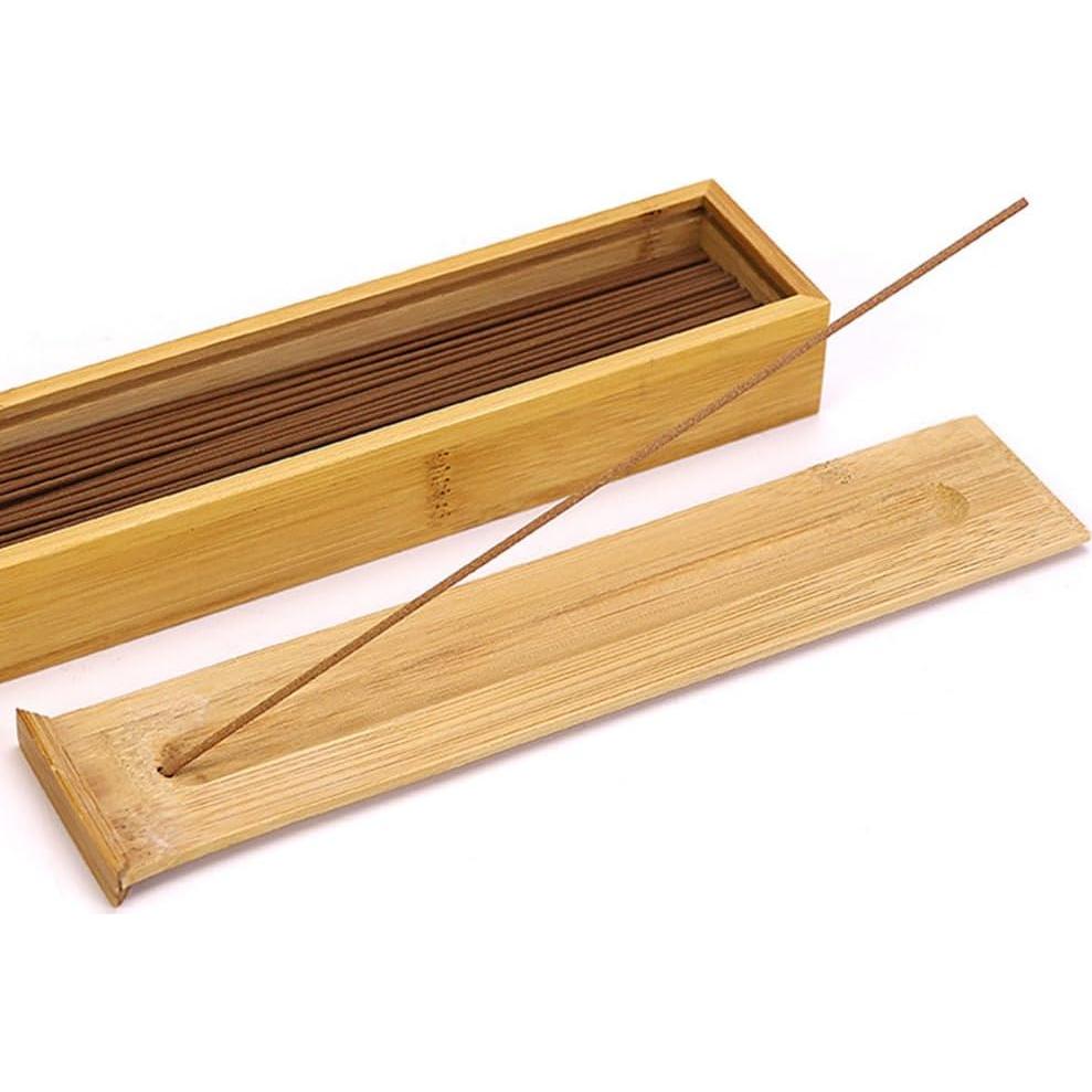 Caja de Almacenamiento para Incienso COHEALI de Bambú 22.5x5x3cm