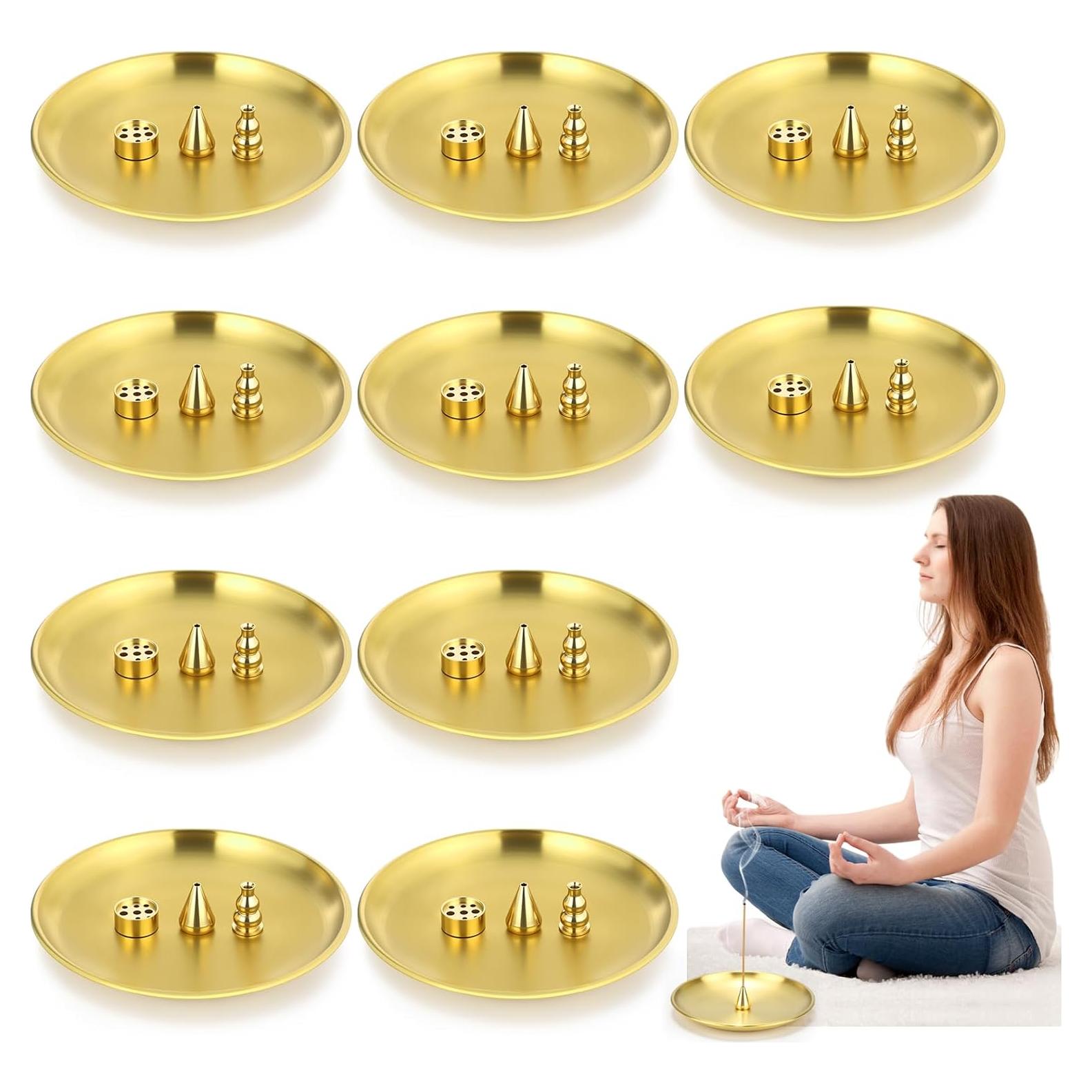 Soporte de Incienso 4 en 1 Baderke - 12 Piezas Latón 1.27 kg