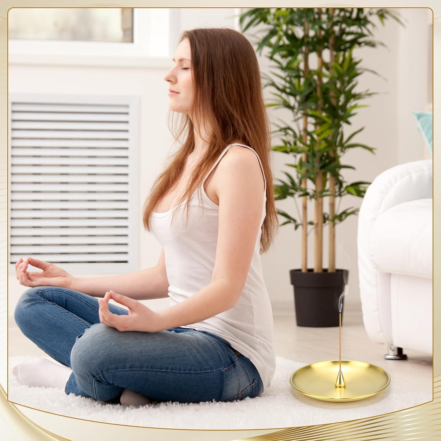 Soporte de Incienso 4 en 1 Baderke - 12 Piezas Latón 1.27 kg