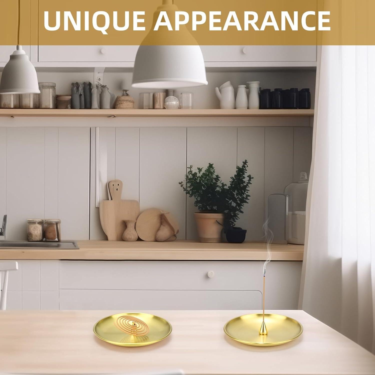 Soporte de Incienso 4 en 1 Baderke - 12 Piezas Latón 1.27 kg