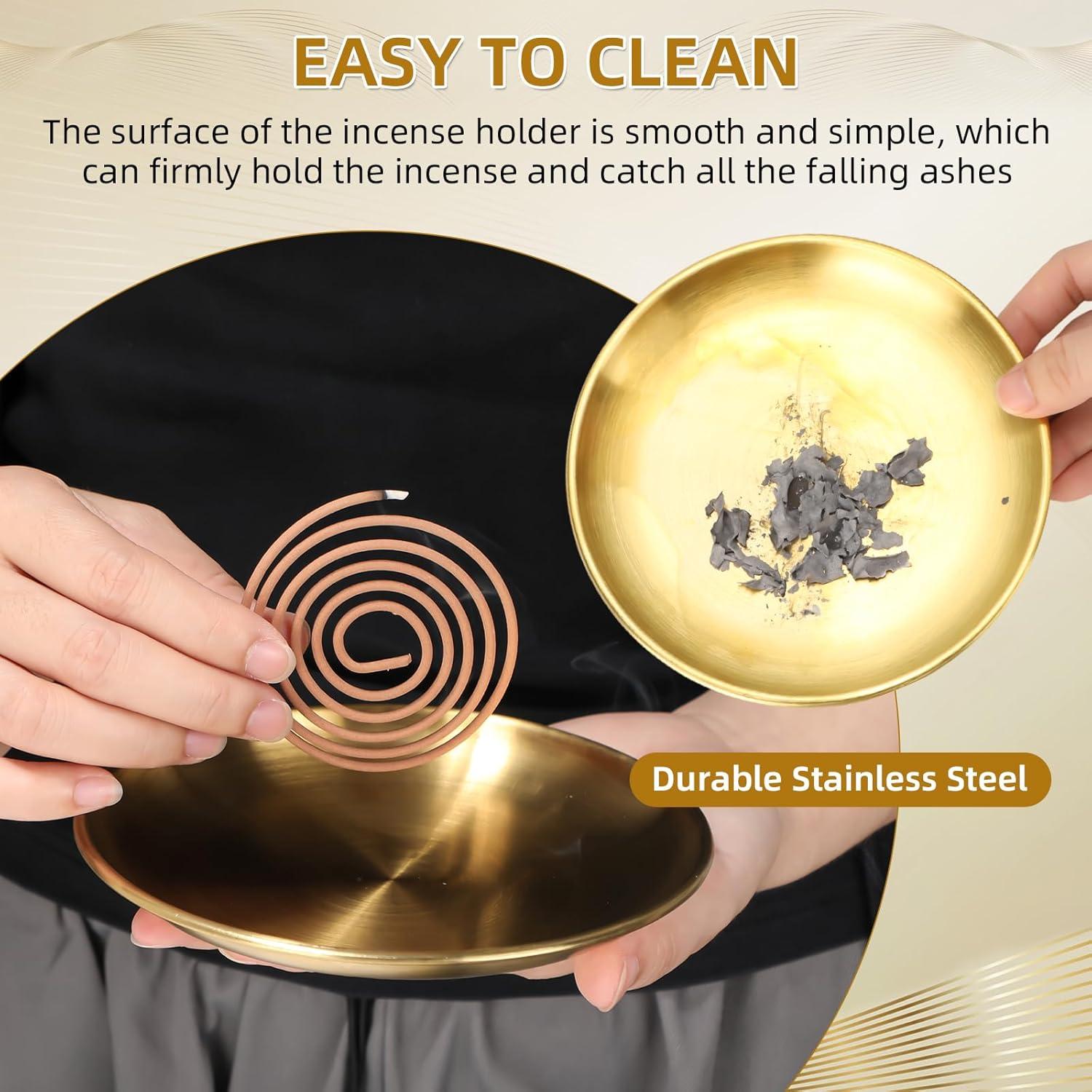 Soporte de Incienso 4 en 1 Baderke - 12 Piezas Latón 1.27 kg