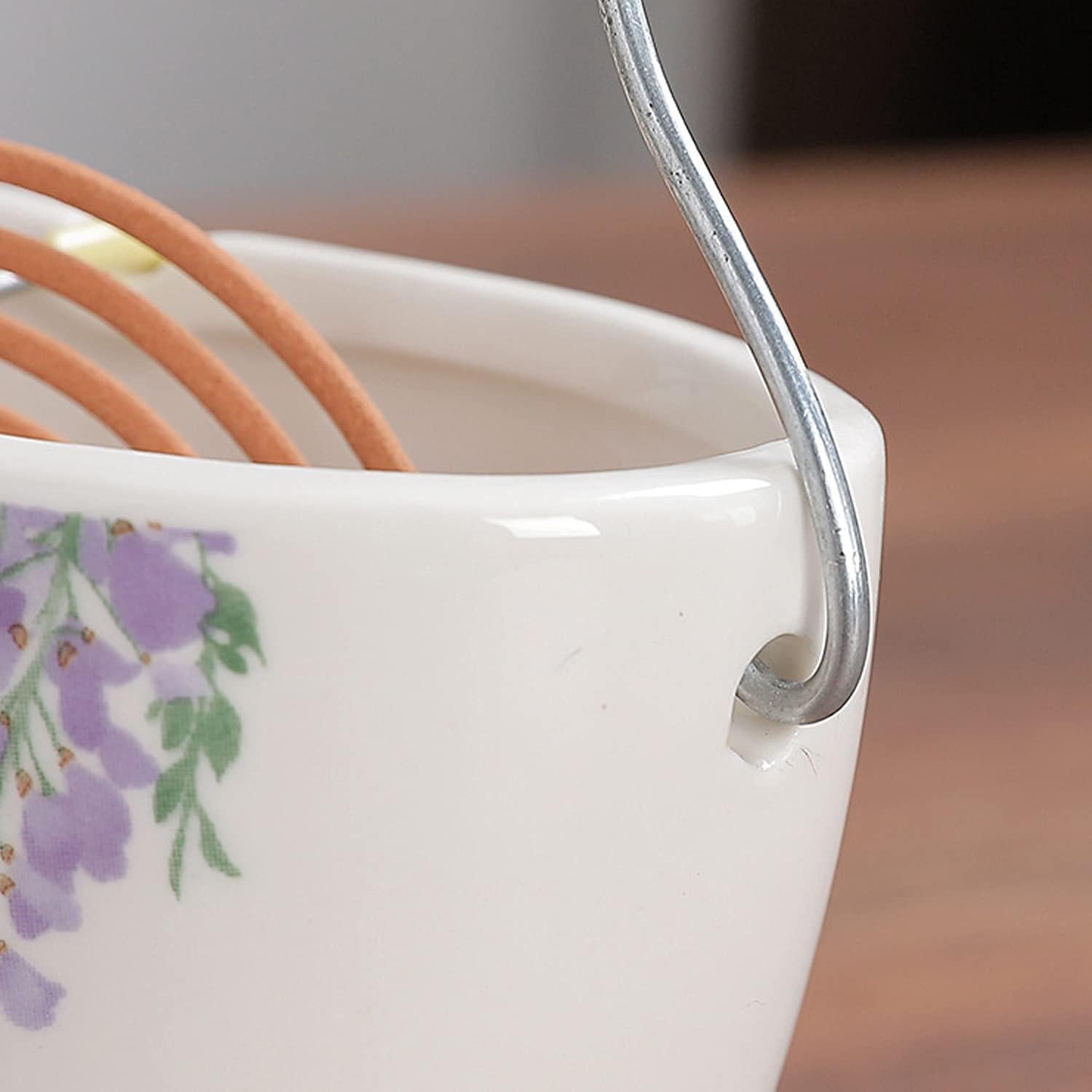 Soporte de Espirales de Mosquitos Cerámica Serlife Loto Tinta