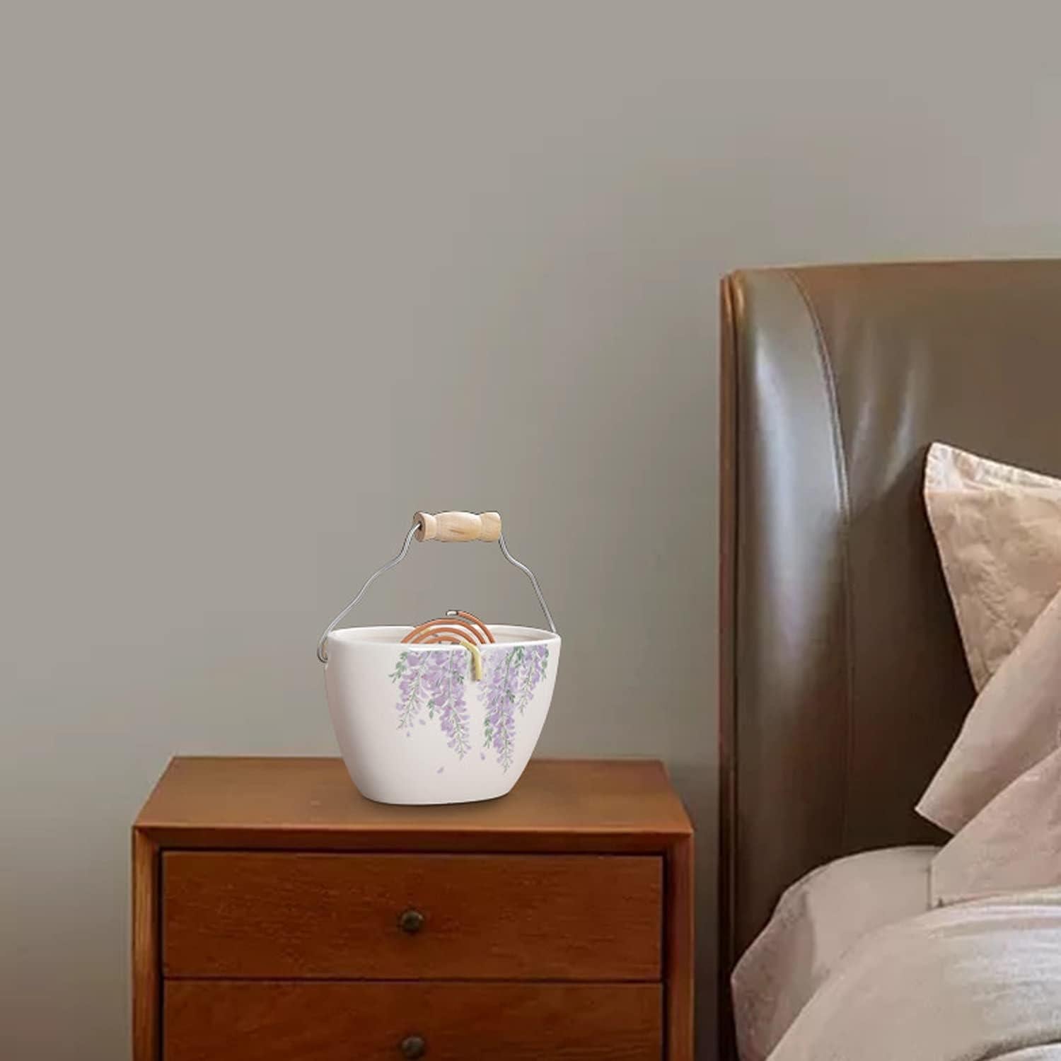 Soporte de Espirales de Mosquitos Cerámica Serlife Loto Tinta