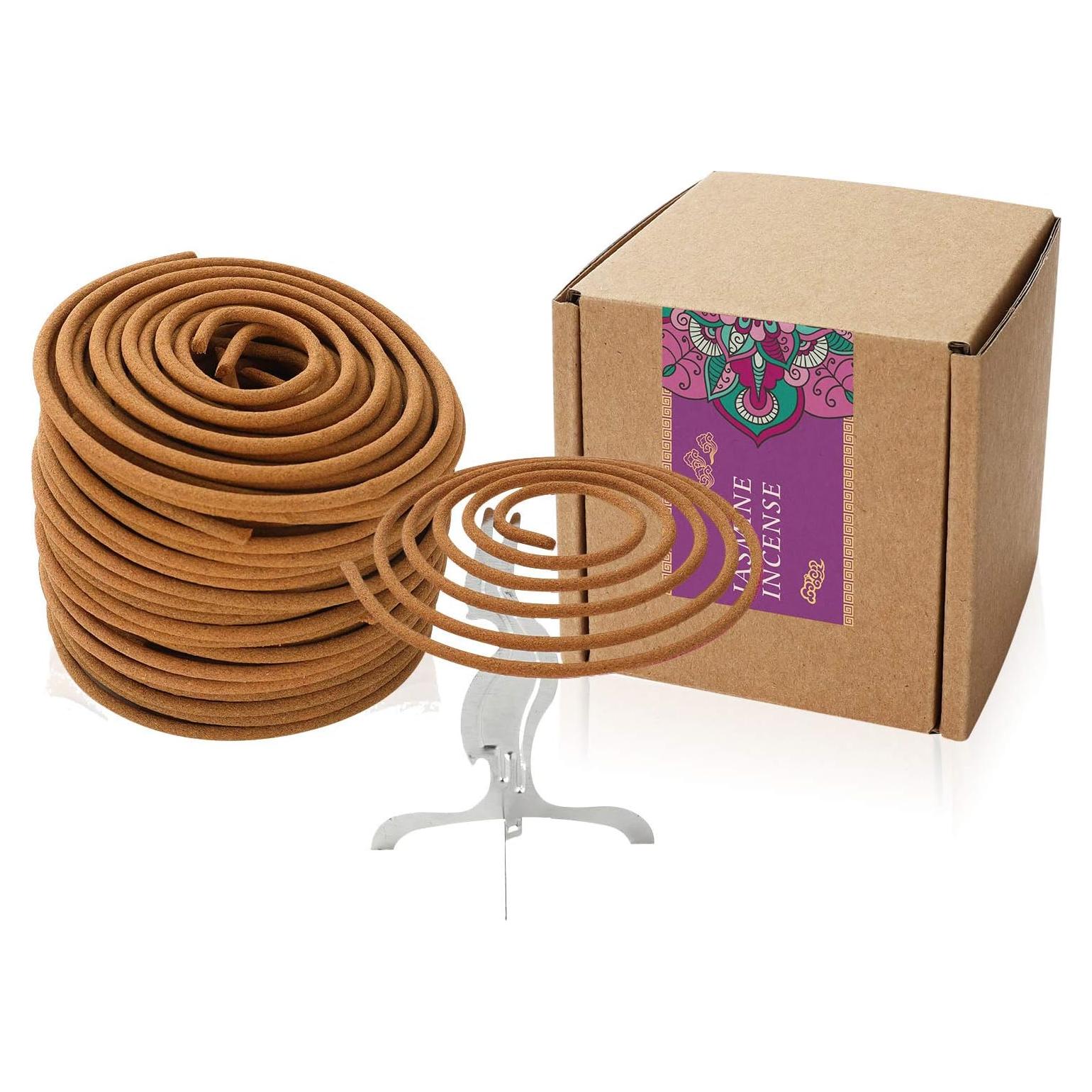 Espirales de Incienso Jazmín Chenshuo 24pcs Aroma Duradero