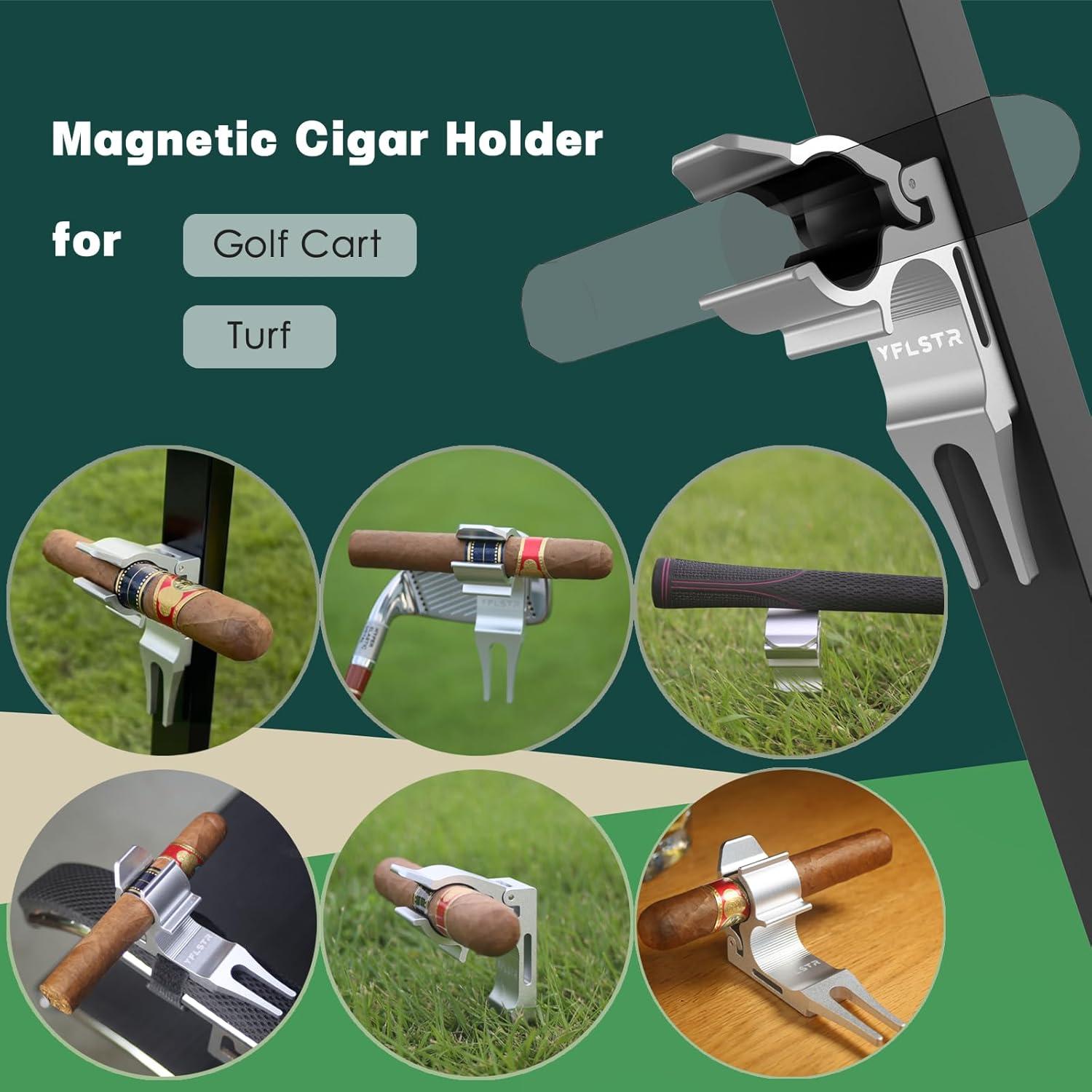 Soporte Magnético para Palos de Golf YFLTECH - 2 Paquetes, Plata