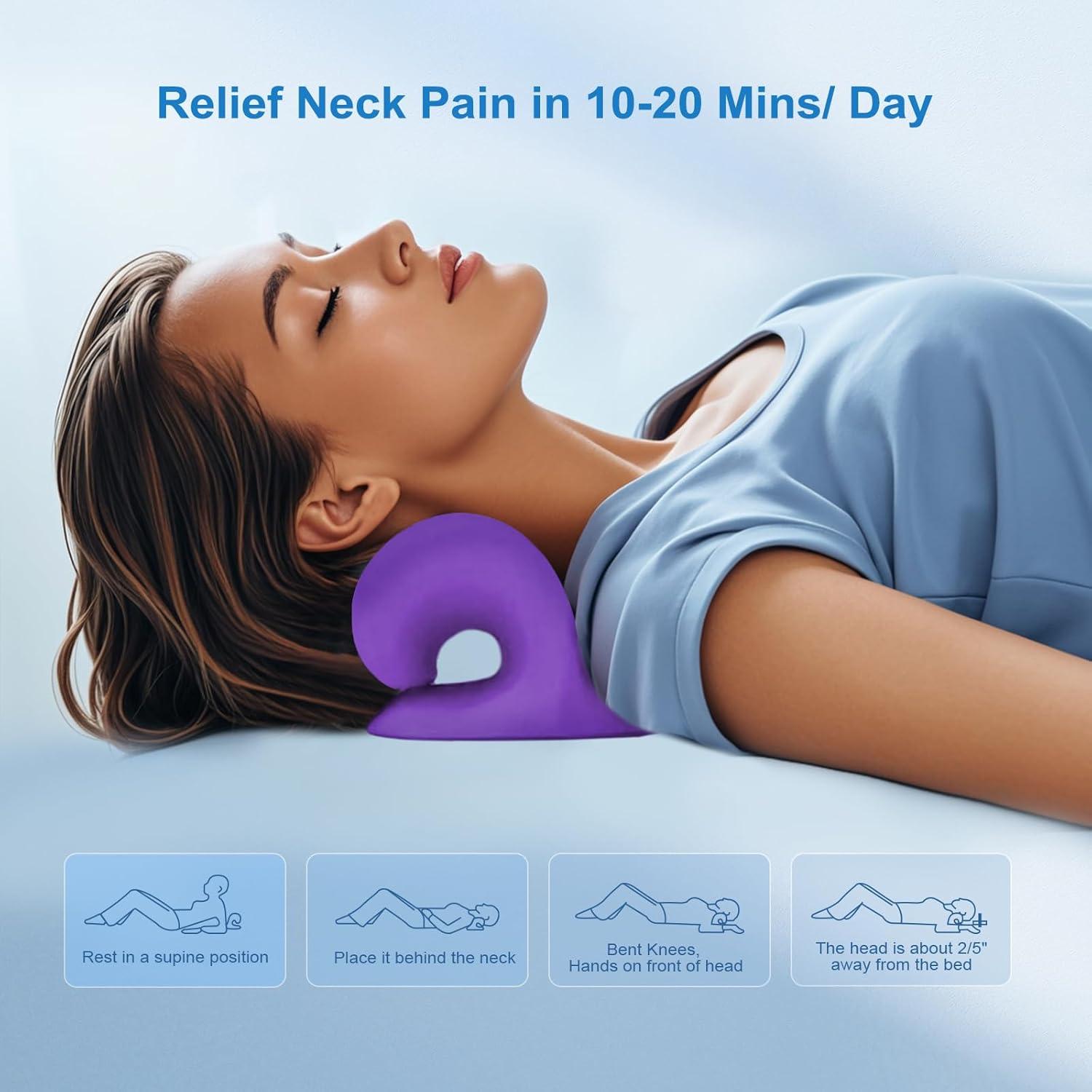 Estirador de Cuello YooYuan con Acupresión y Terapia Magnética