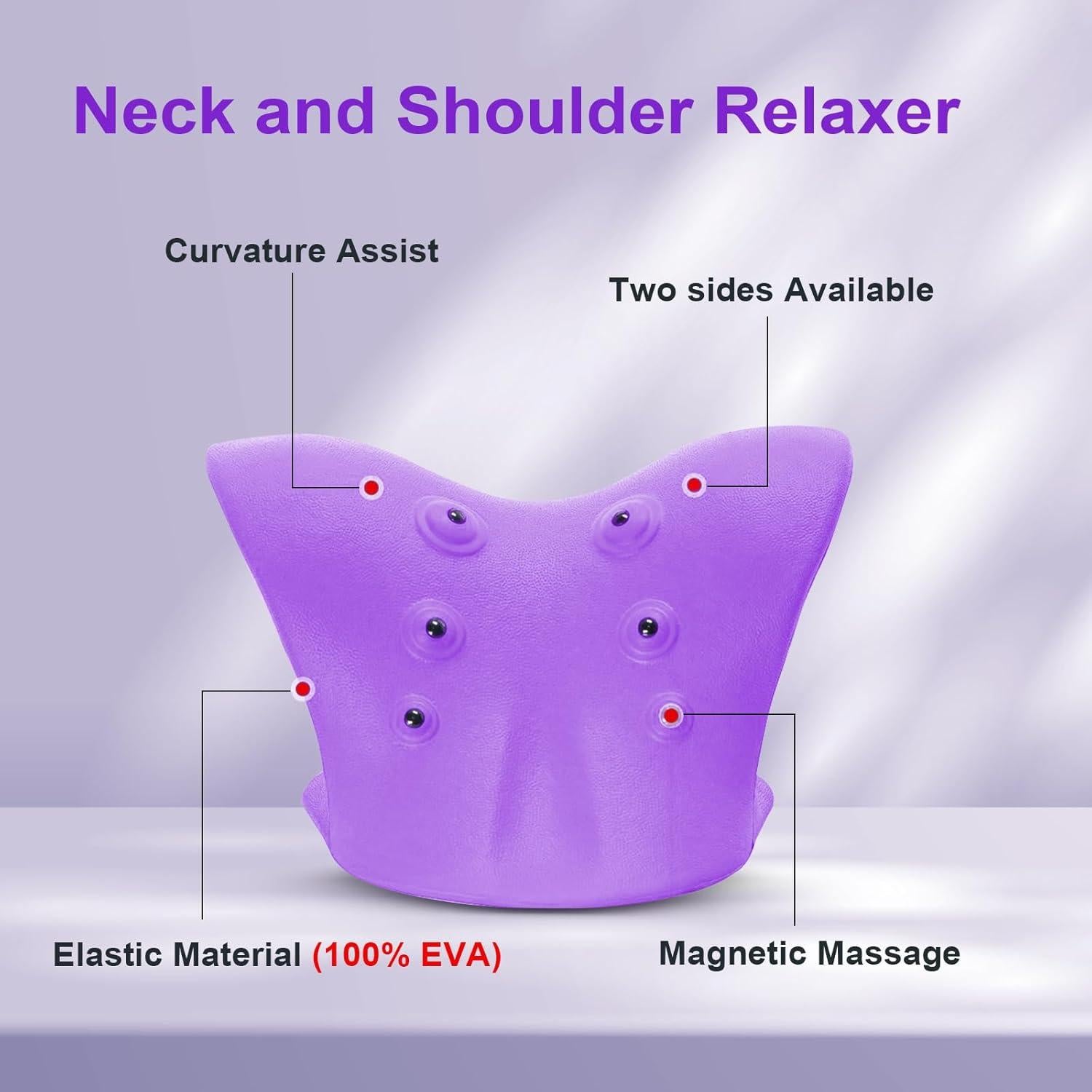 Estirador de Cuello YooYuan con Acupresión y Terapia Magnética