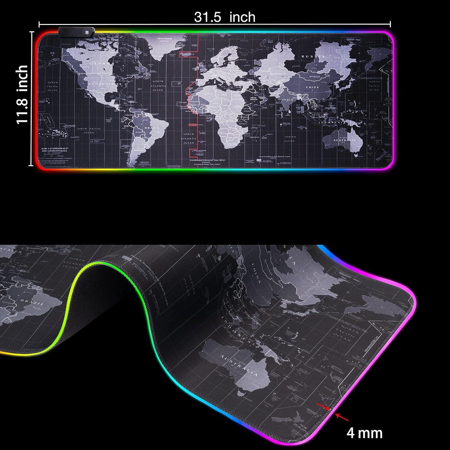 Alfombrilla Gaming RGB CHONCHOW Extra Grande Impermeable