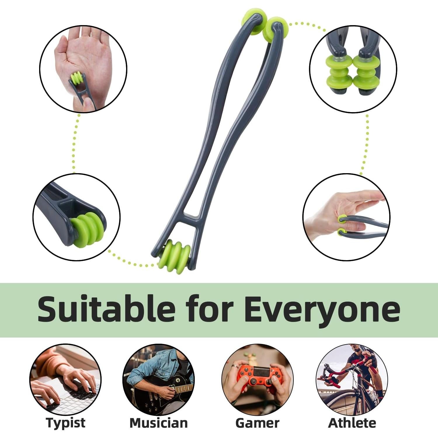 Rodillo Masajista de Dedos 2-en-1 Cotsoco para Alivio de Dolor