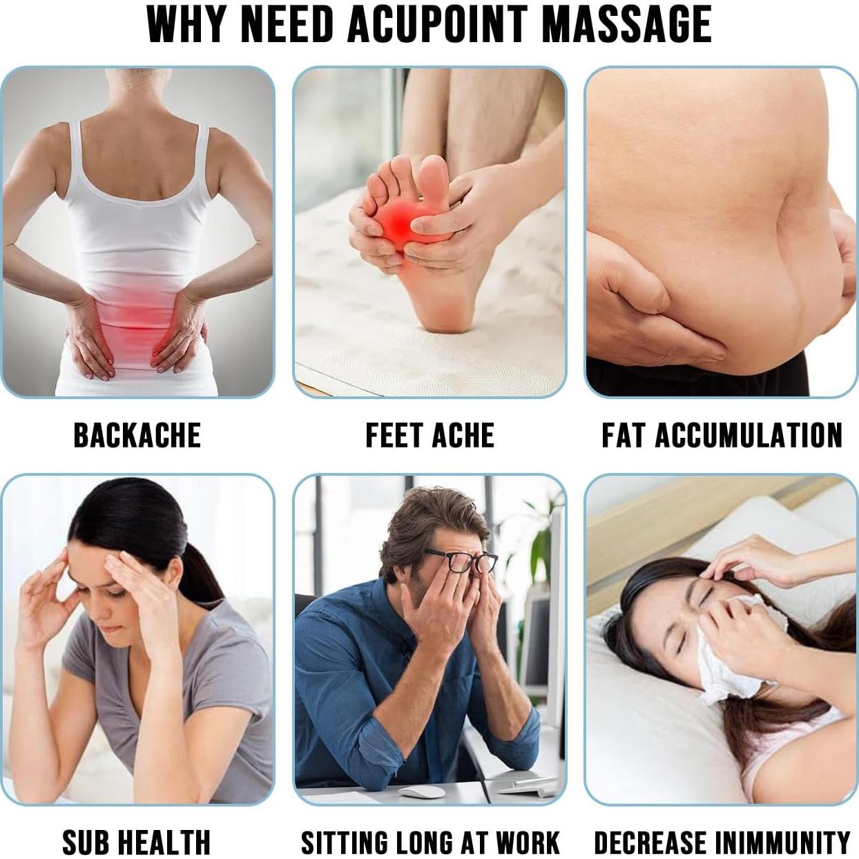 Calcetines de Reflexología XINXINGDINGSHENG con Masajeador