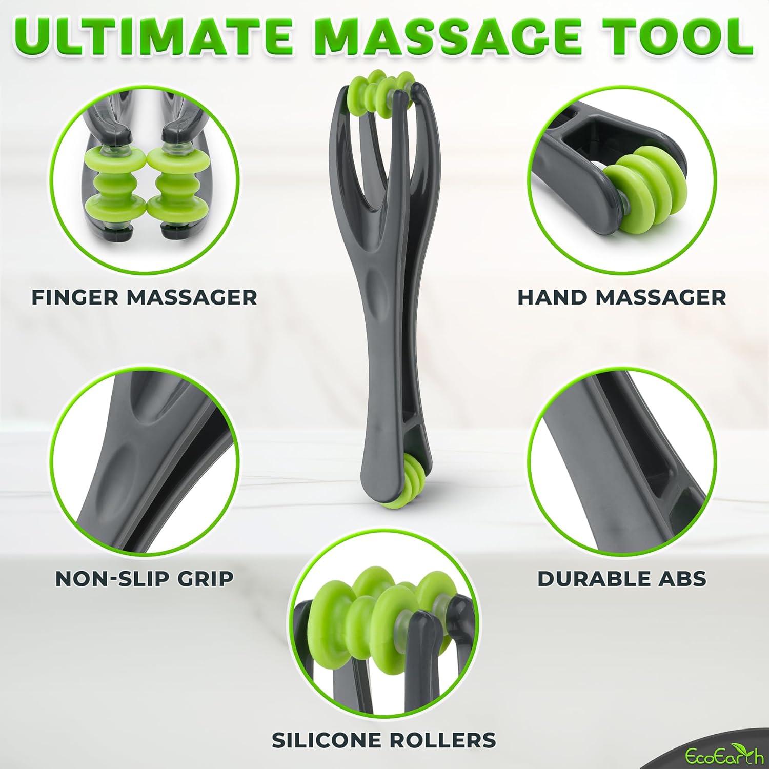 Masajeador de Dedos EcoEarth EE-PAIN - Alivio Artritis y Estrés