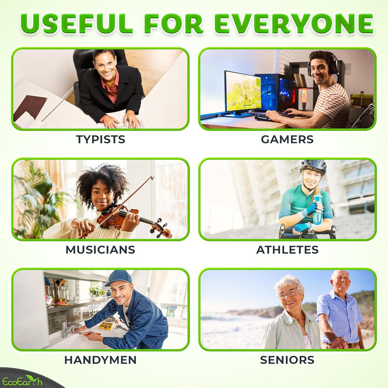 Masajeador de Dedos EcoEarth EE-PAIN - Alivio Artritis y Estrés