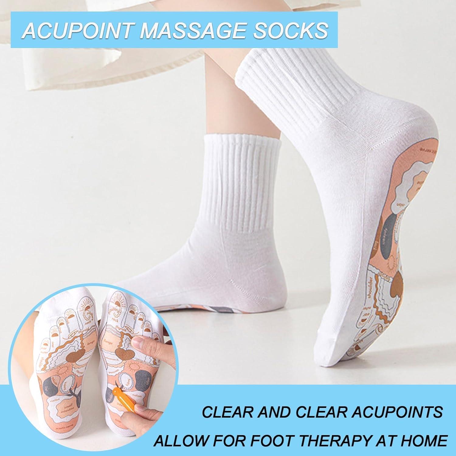 Kit de Reflexología - Calcetines y Guantes Elfzone 4 Piezas