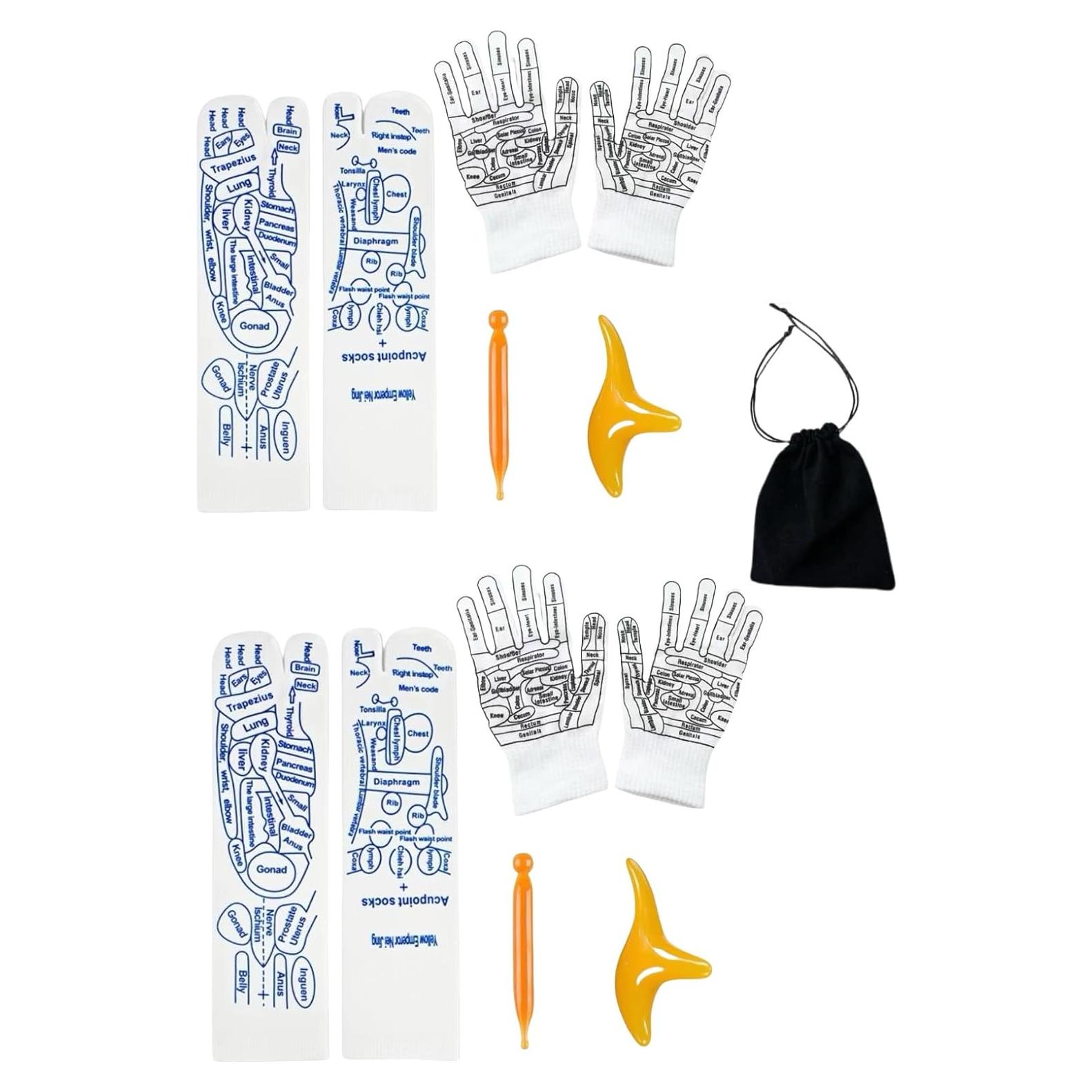 2 Juegos de Calcetines de Acupresión Aimery con Herramientas