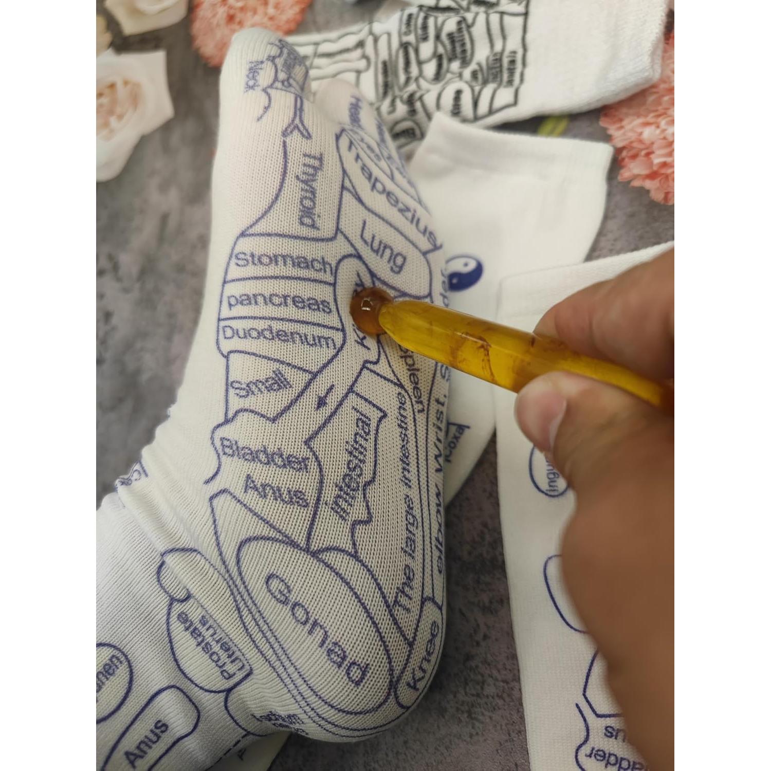 Calcetines de Reflexología Keboygym con Guantes y Herramienta