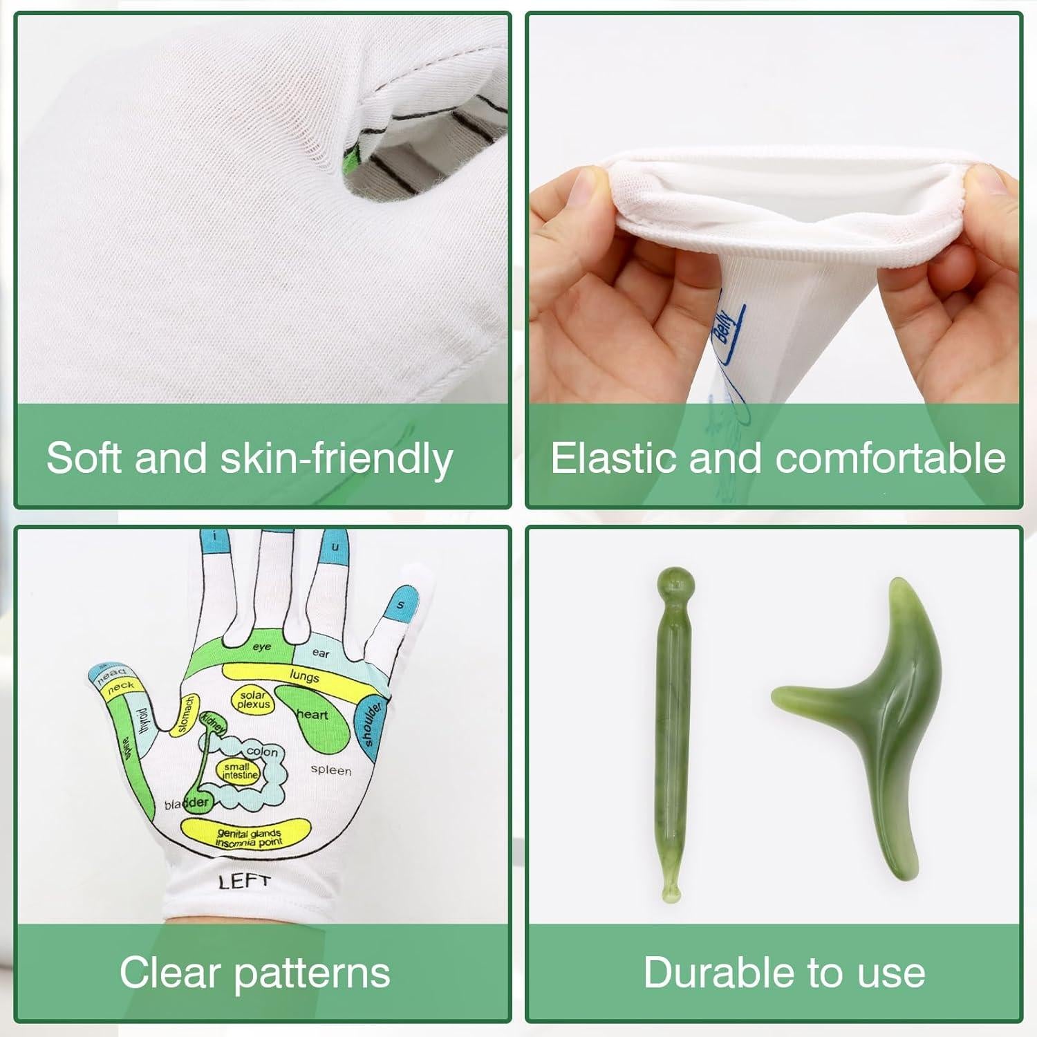 Calcetines de Reflexología ZYNERY con Herramientas de Masaje