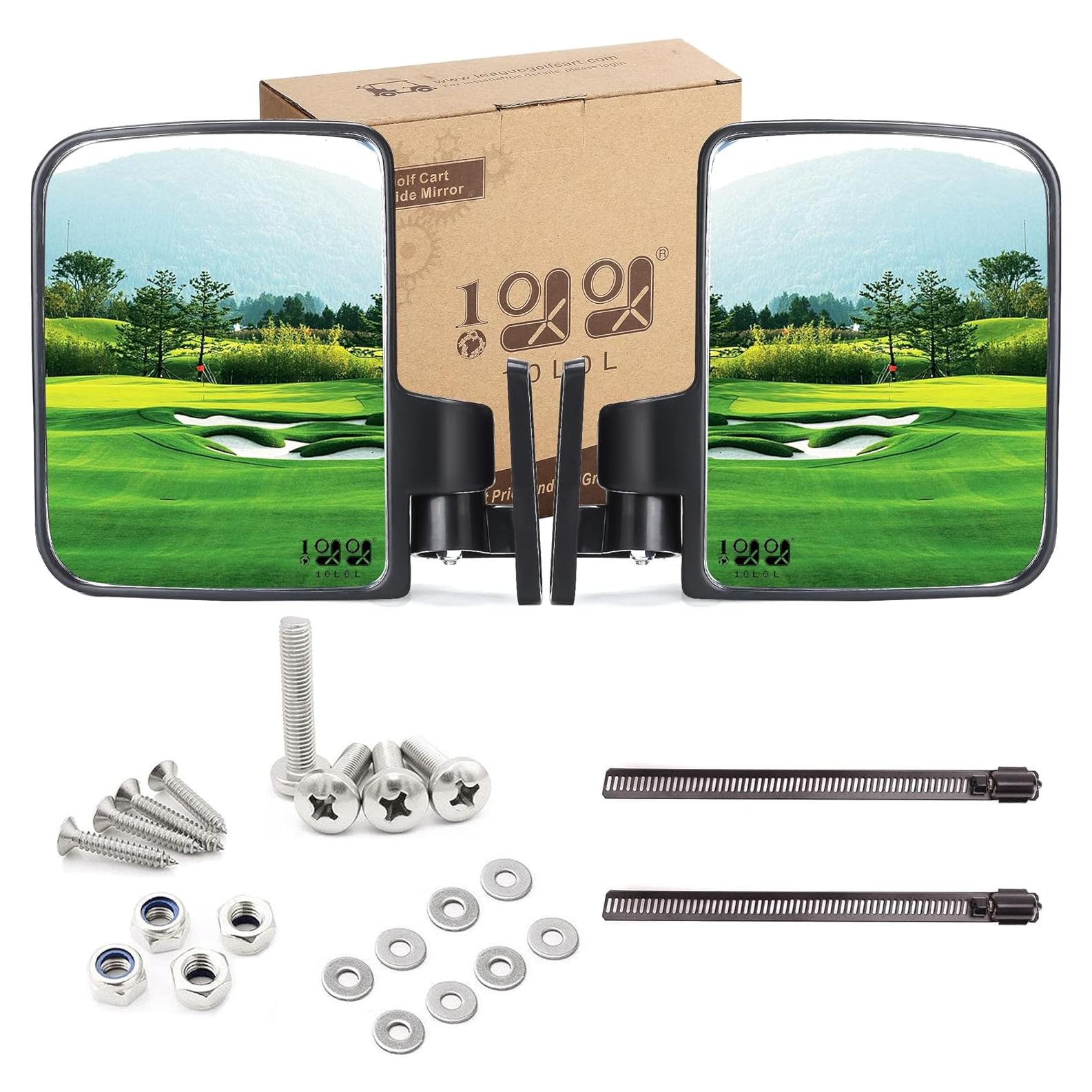 Espejo Lateral Plegable 10L0L para Carrito de Golf Universal