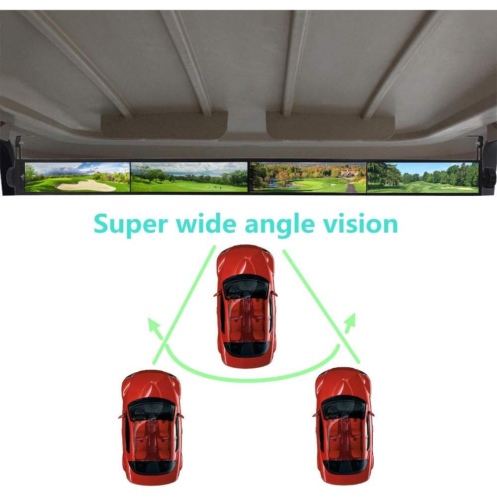 Espejo Retrovisor Universal WLOOD para Carritos de Golf 90.7cm