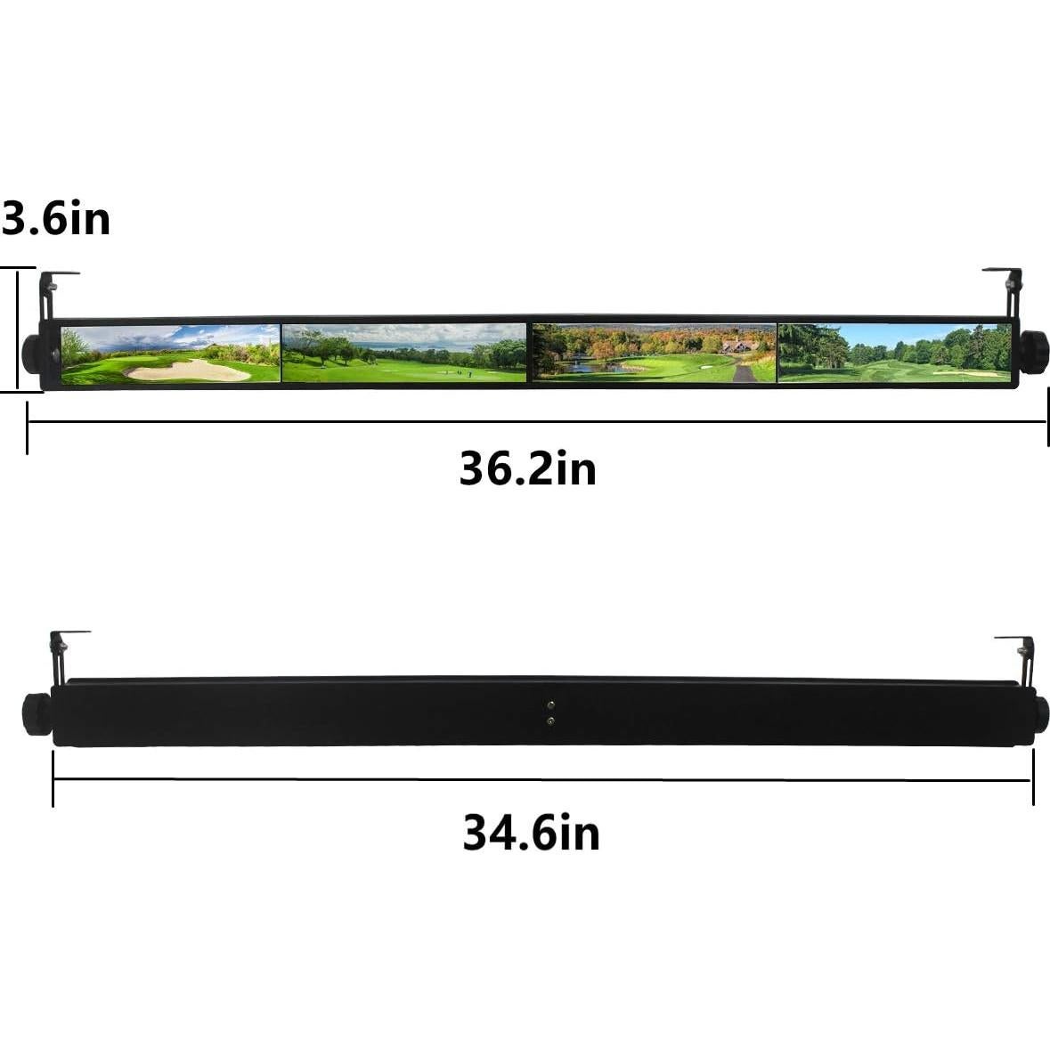 Espejo Retrovisor Universal WLOOD para Carritos de Golf 90.7cm
