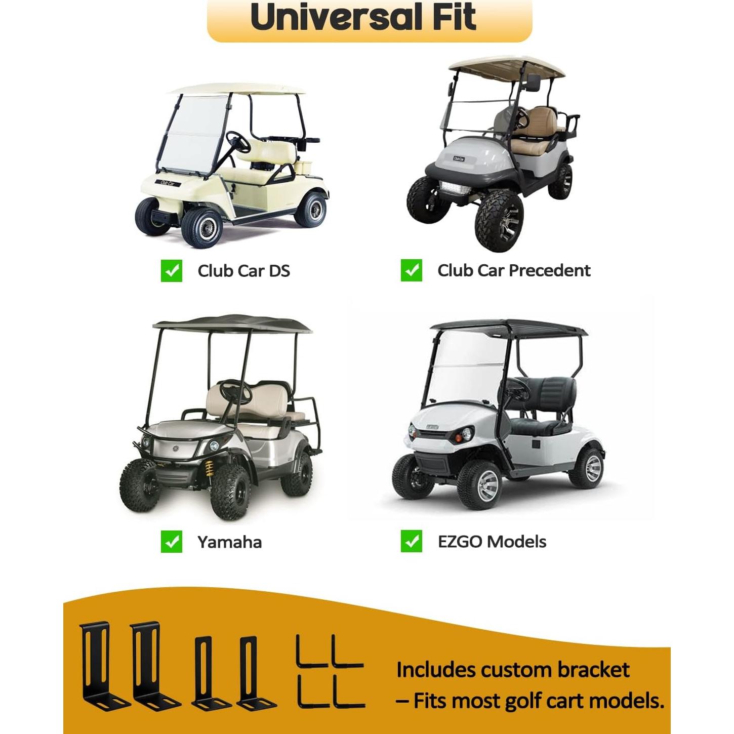 Espejo Retrovisor Xislet para Carro de Golf 4 Paneles 180°