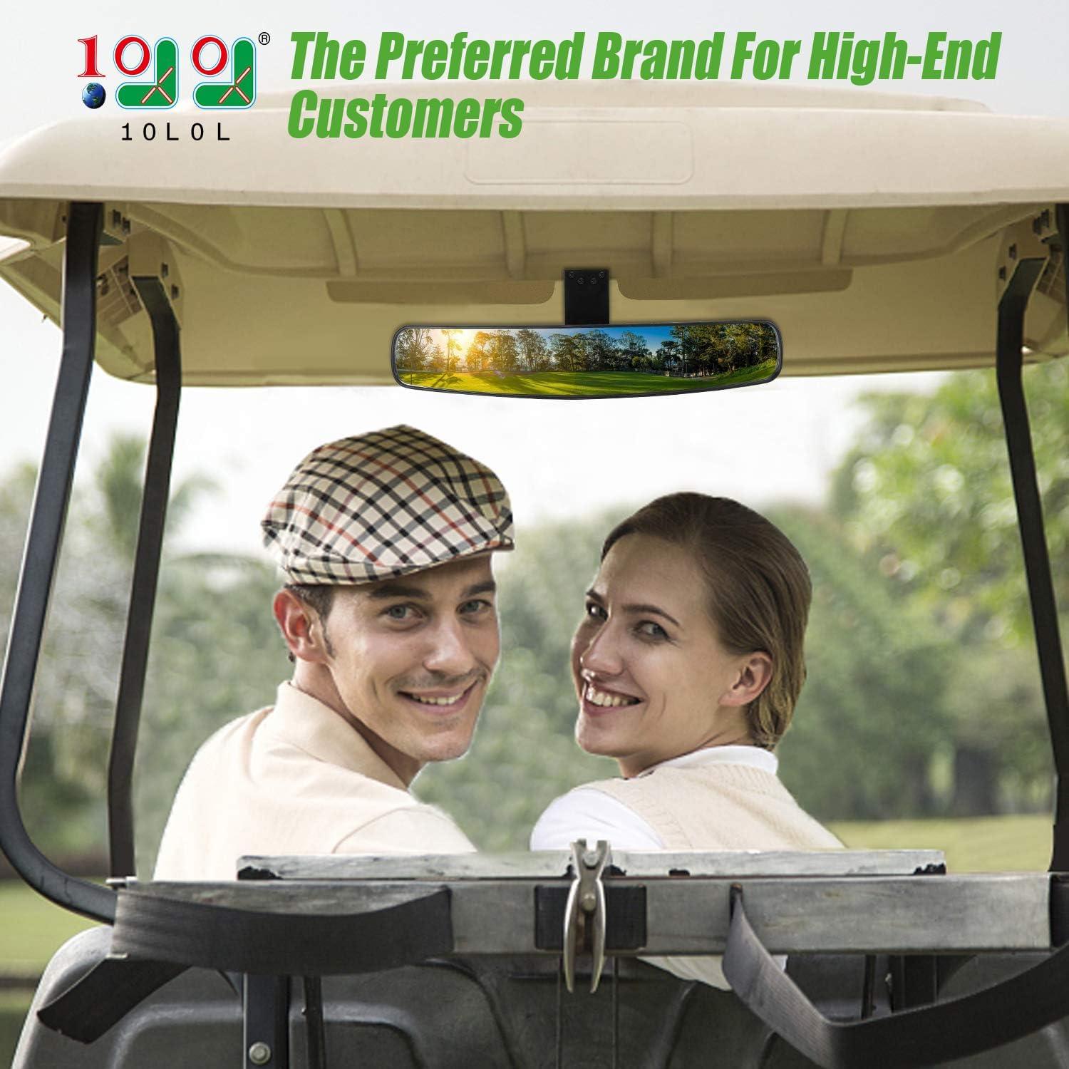 Espejo Convexo Panorámico 10L0L para Carro de Golf 41.91 cm