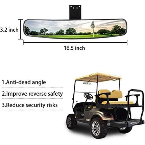 Espejo Convexo Panorámico 10L0L para Carro de Golf 41.91 cm