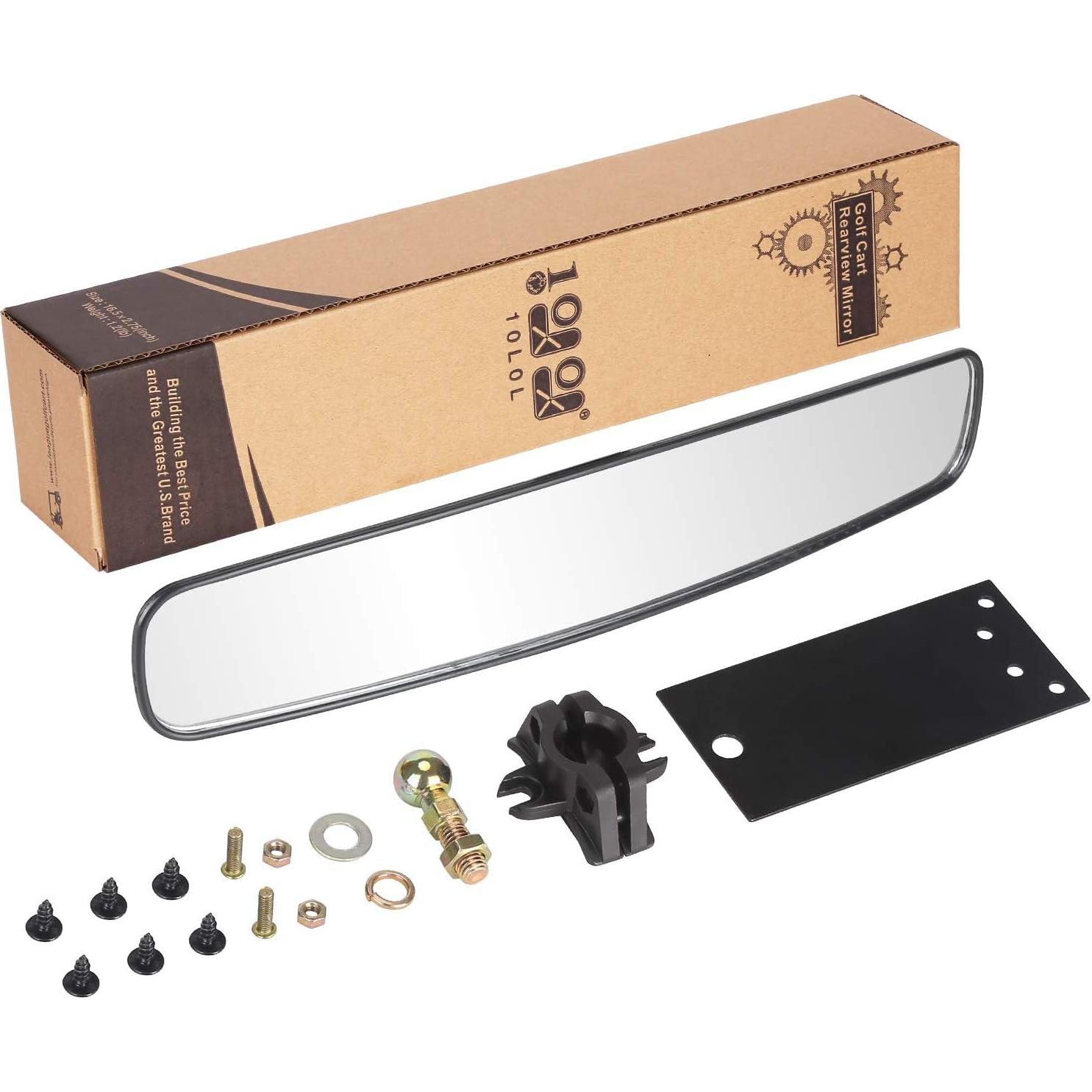 Espejo Convexo Panorámico 10L0L para Carro de Golf 41.91 cm