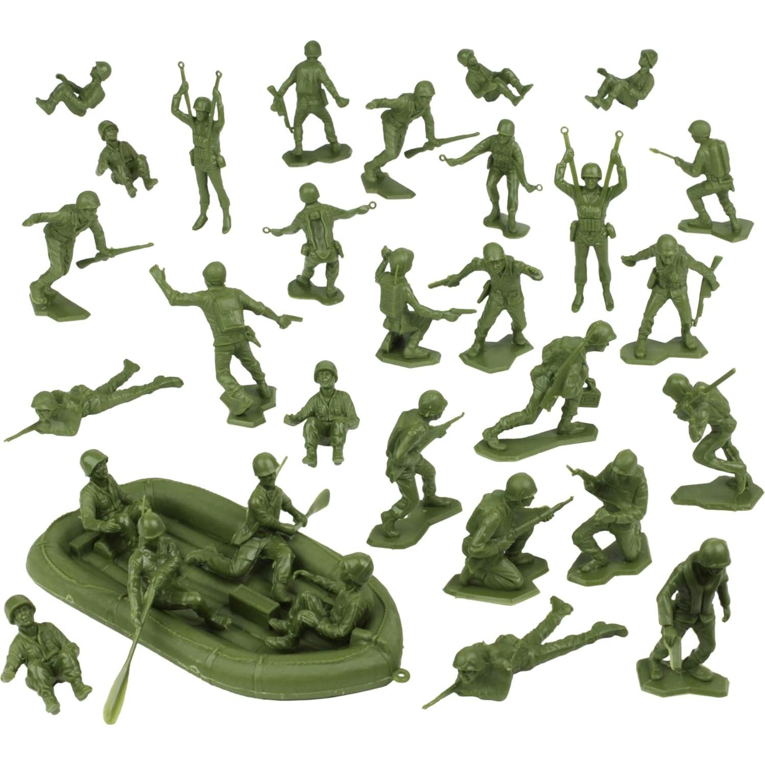 Soldados de Plástico BMC WW2 EE. UU. 31pc Verde OD