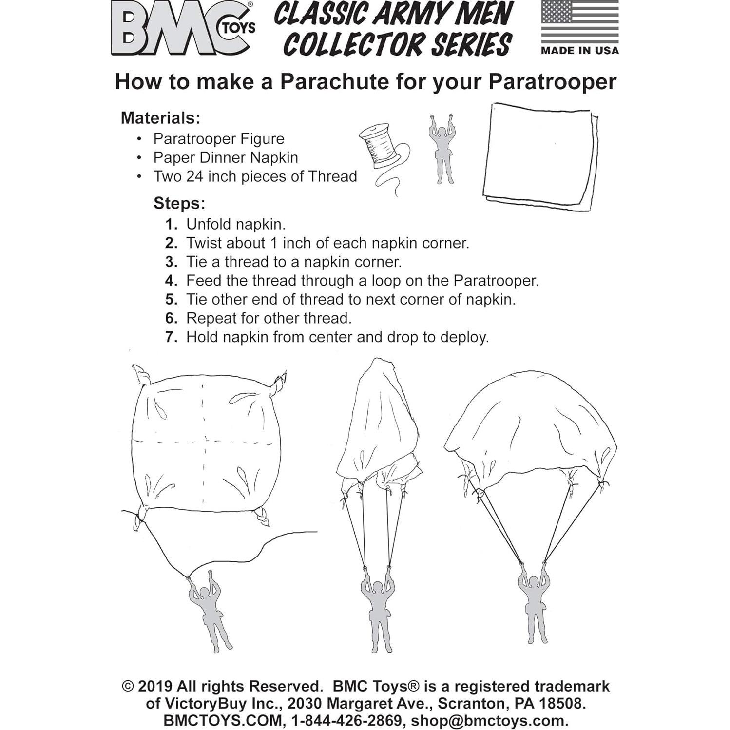 Soldados de Plástico BMC WW2 EE. UU. 31pc Verde OD