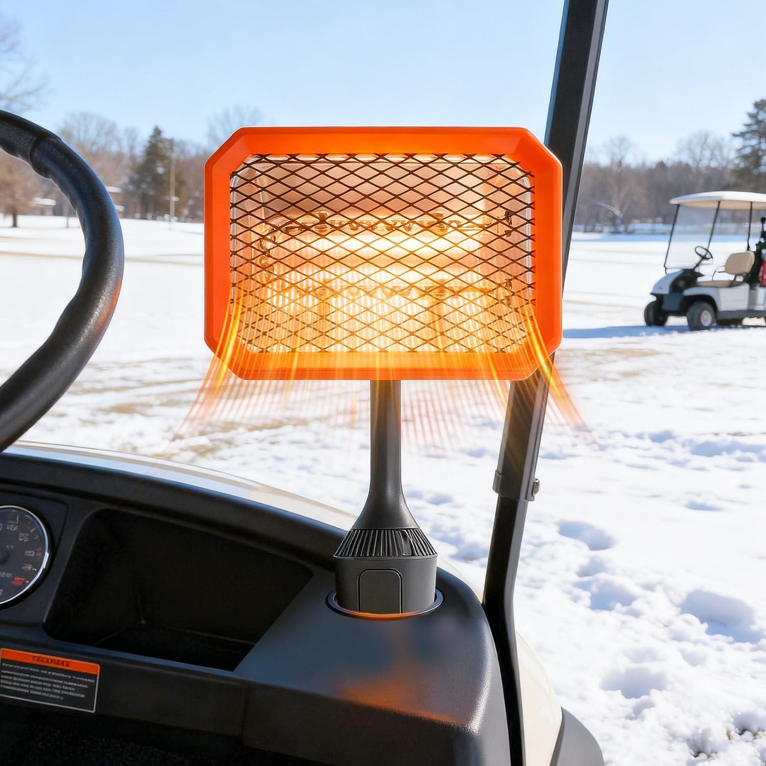 Calentador Eléctrico para Carro de Golf SOQSYS 400W 48V