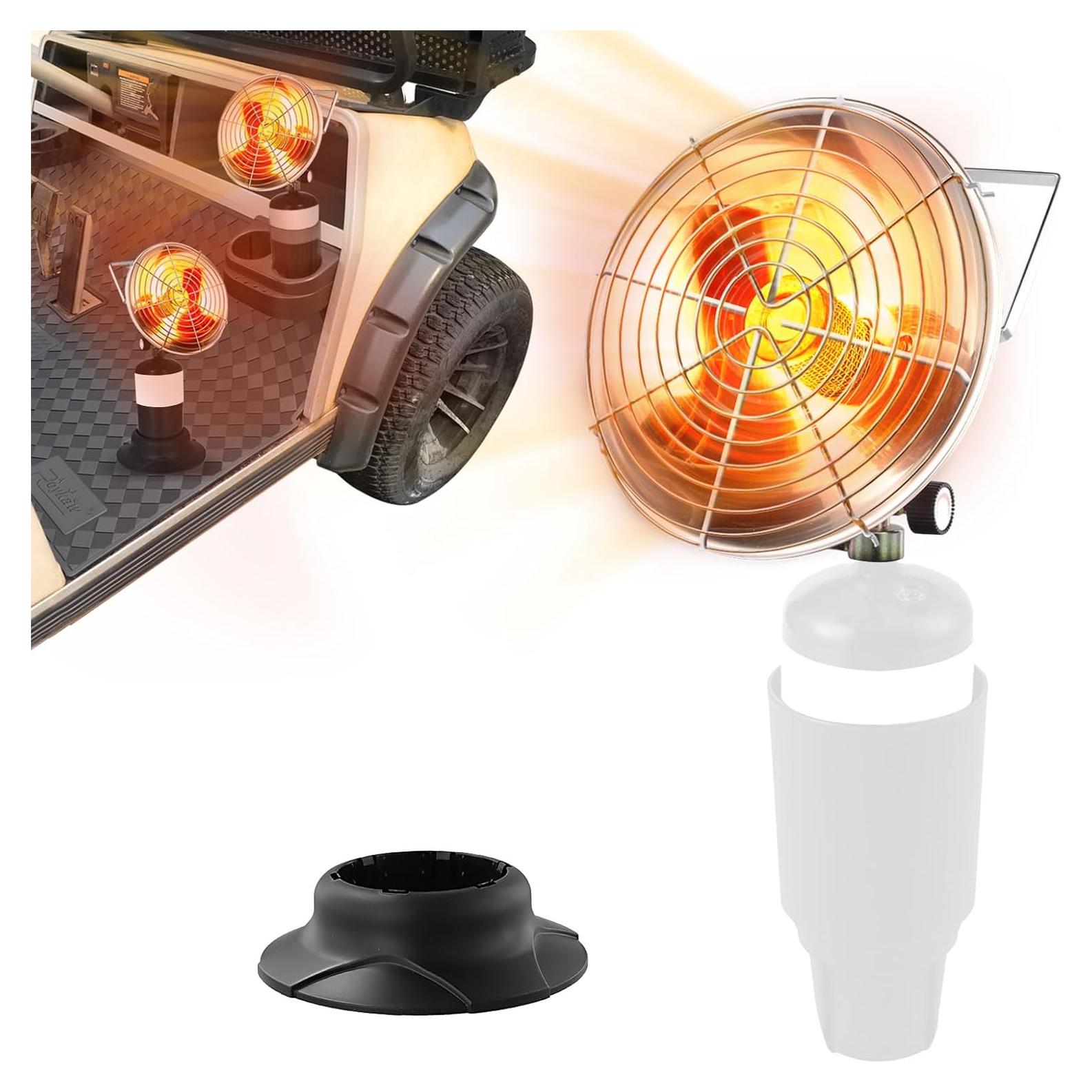 Calentador de Propano Portátil Roykaw para Carro de Golf 6300 BTU