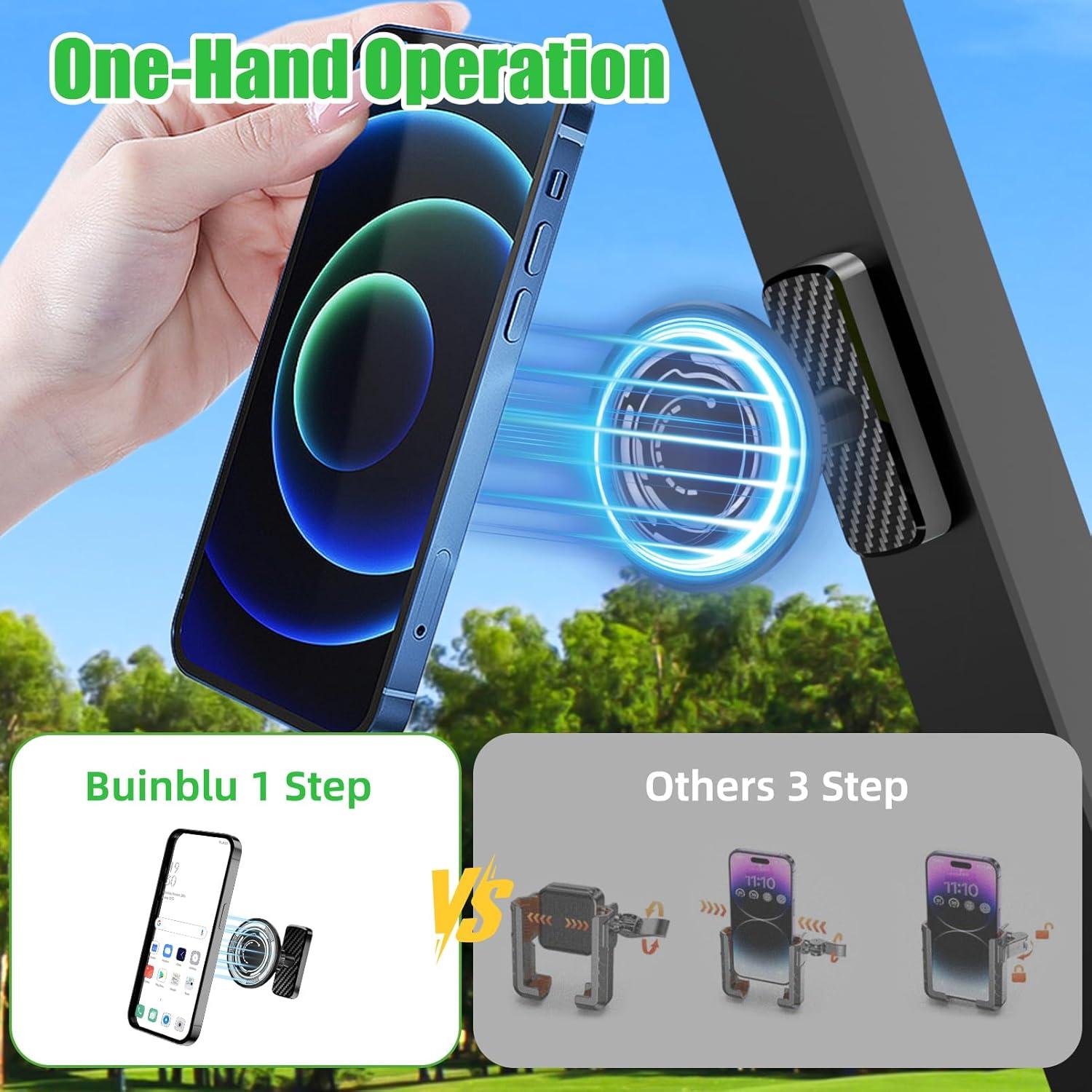 Soporte Magnético para Teléfono de Carro de Golf Buinblu MG-N52