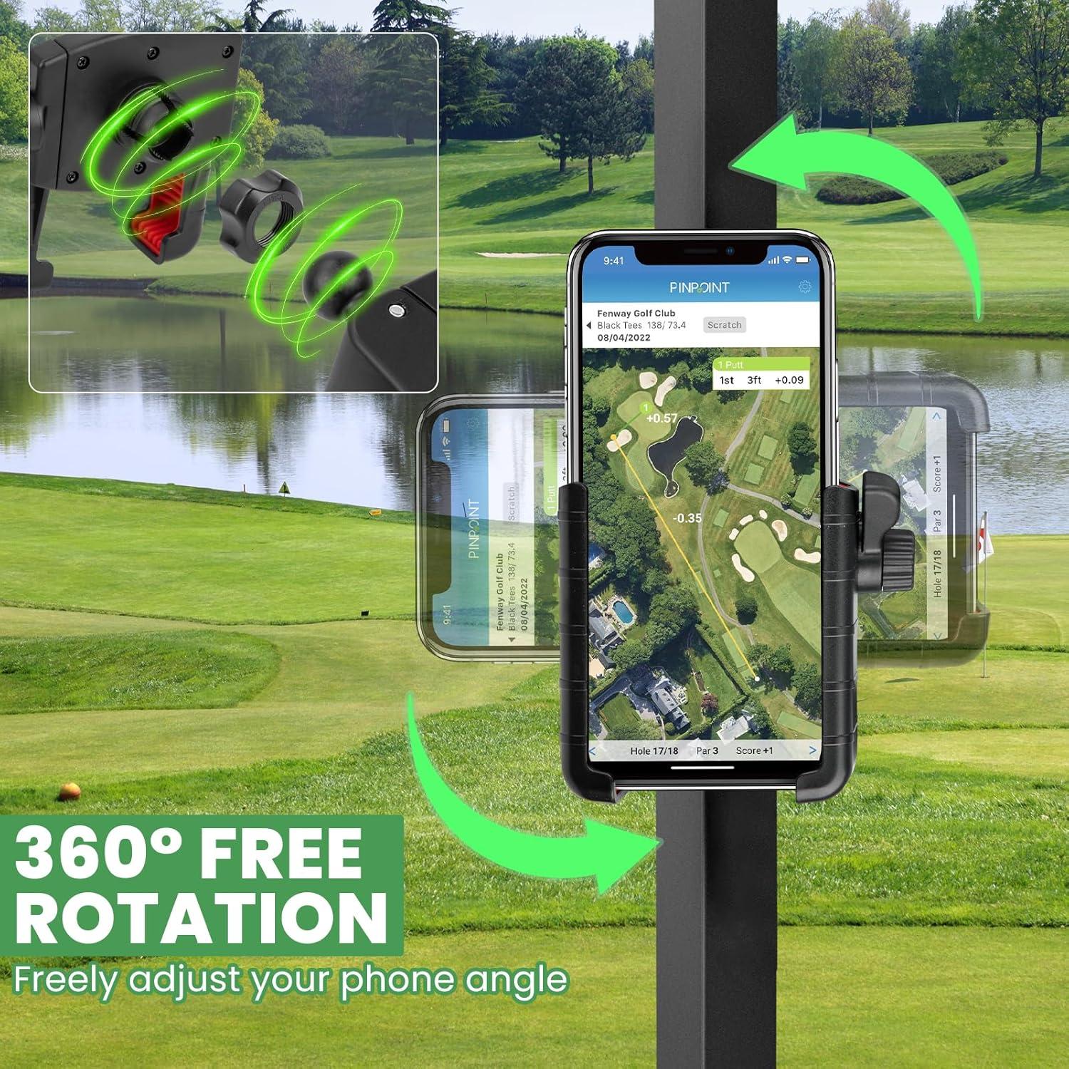 Soporte para Teléfono de Carrito de Golf Aliennana 360° Ajustable
