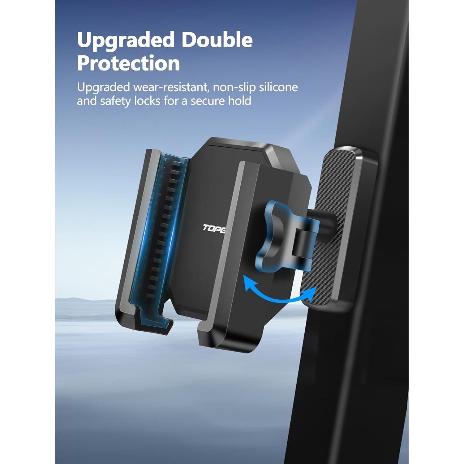 Soporte Magnético para Teléfono de Carro de Golf TOPGO - Universal hasta 18 cm