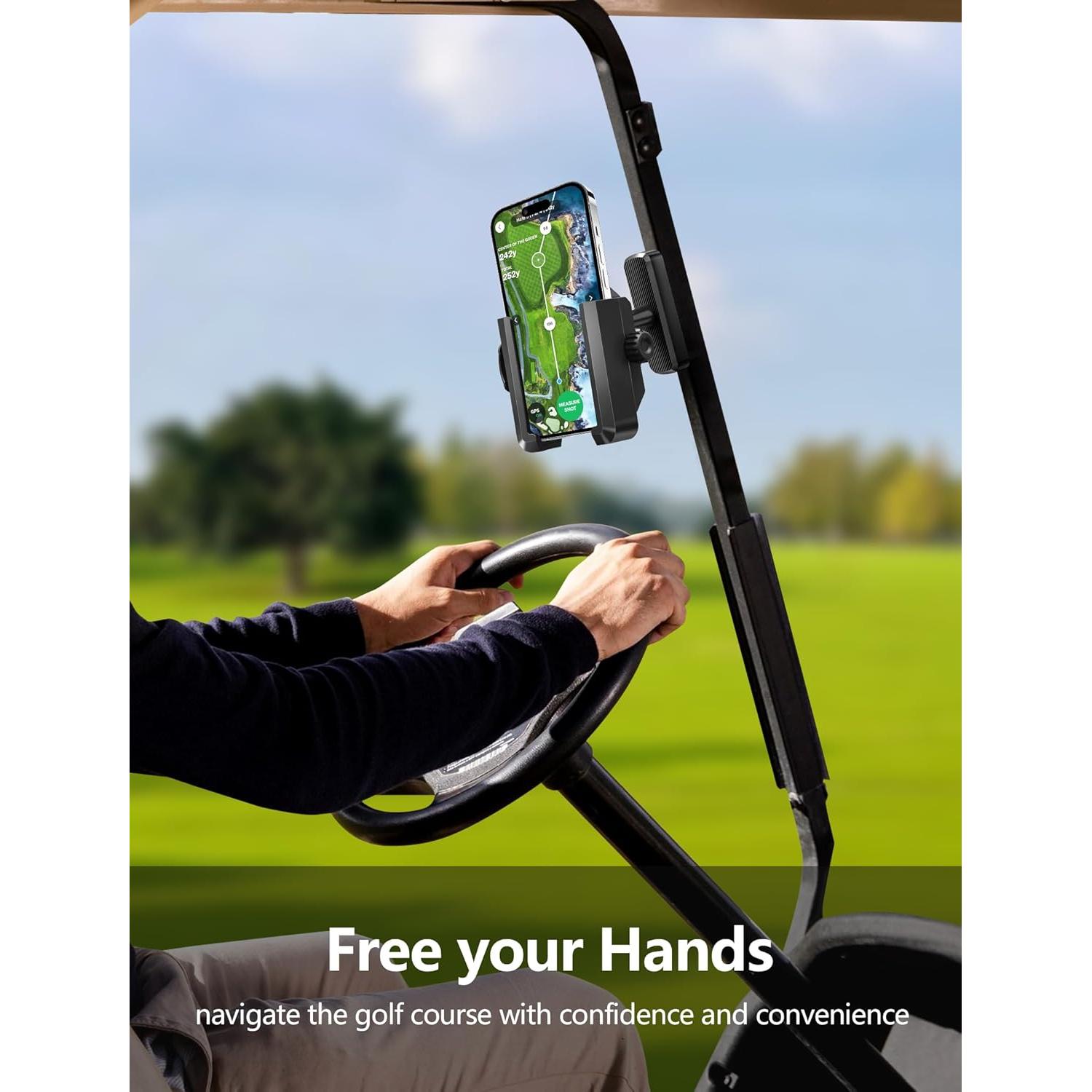 Soporte Magnético para Teléfono de Carro de Golf TOPGO - Universal hasta 18 cm