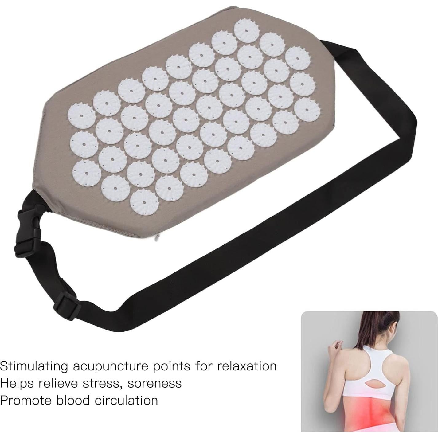 Cinturón de Masaje de Acupresión Ymiko 43x21 cm Alivio Estrés
