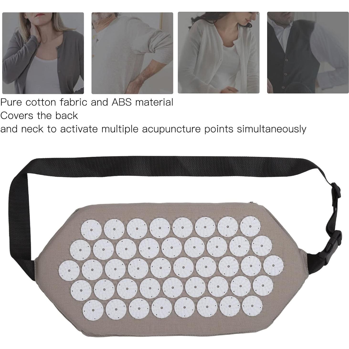 Cinturón de Masaje de Acupresión Ymiko 43x21 cm Alivio Estrés