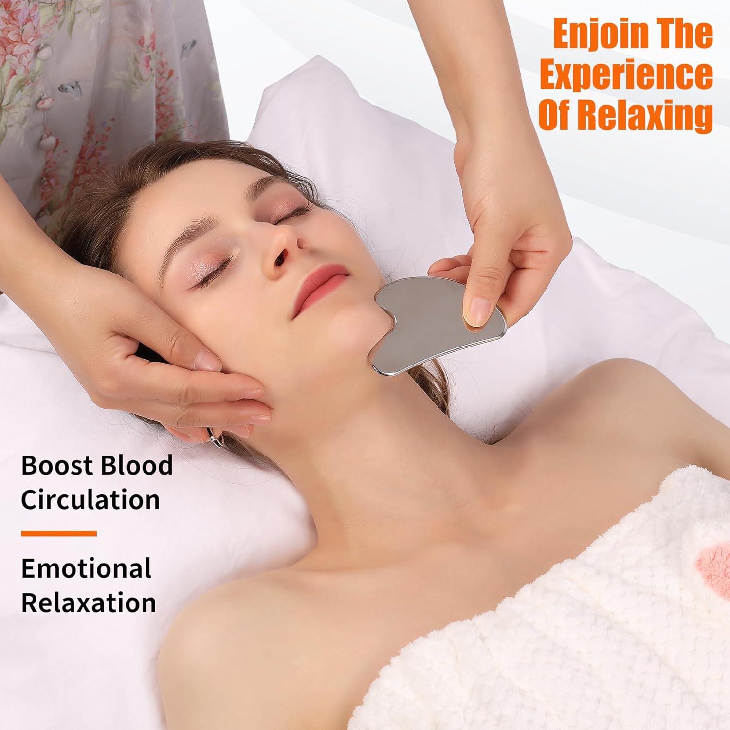 Set de Masaje Gua Sha y Acupuntura InfiniteRelax 2 Pcs