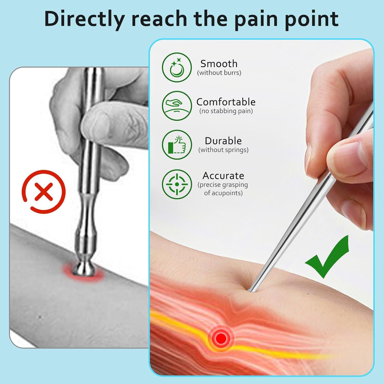 Herramienta de Masaje Facial Ideayard 3 Piezas Acero Inoxidable