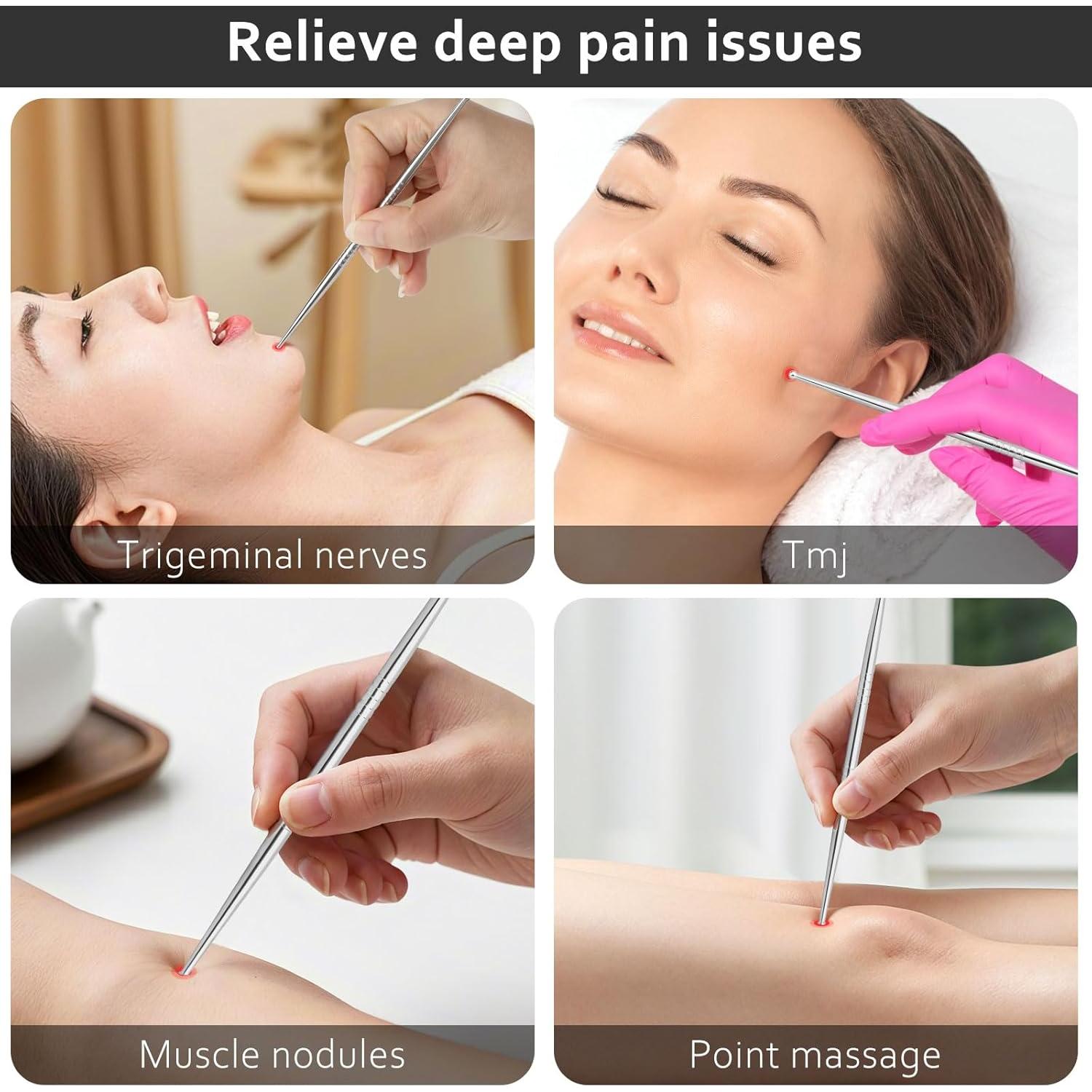 Herramienta de Masaje Facial Ideayard 3 Piezas Acero Inoxidable