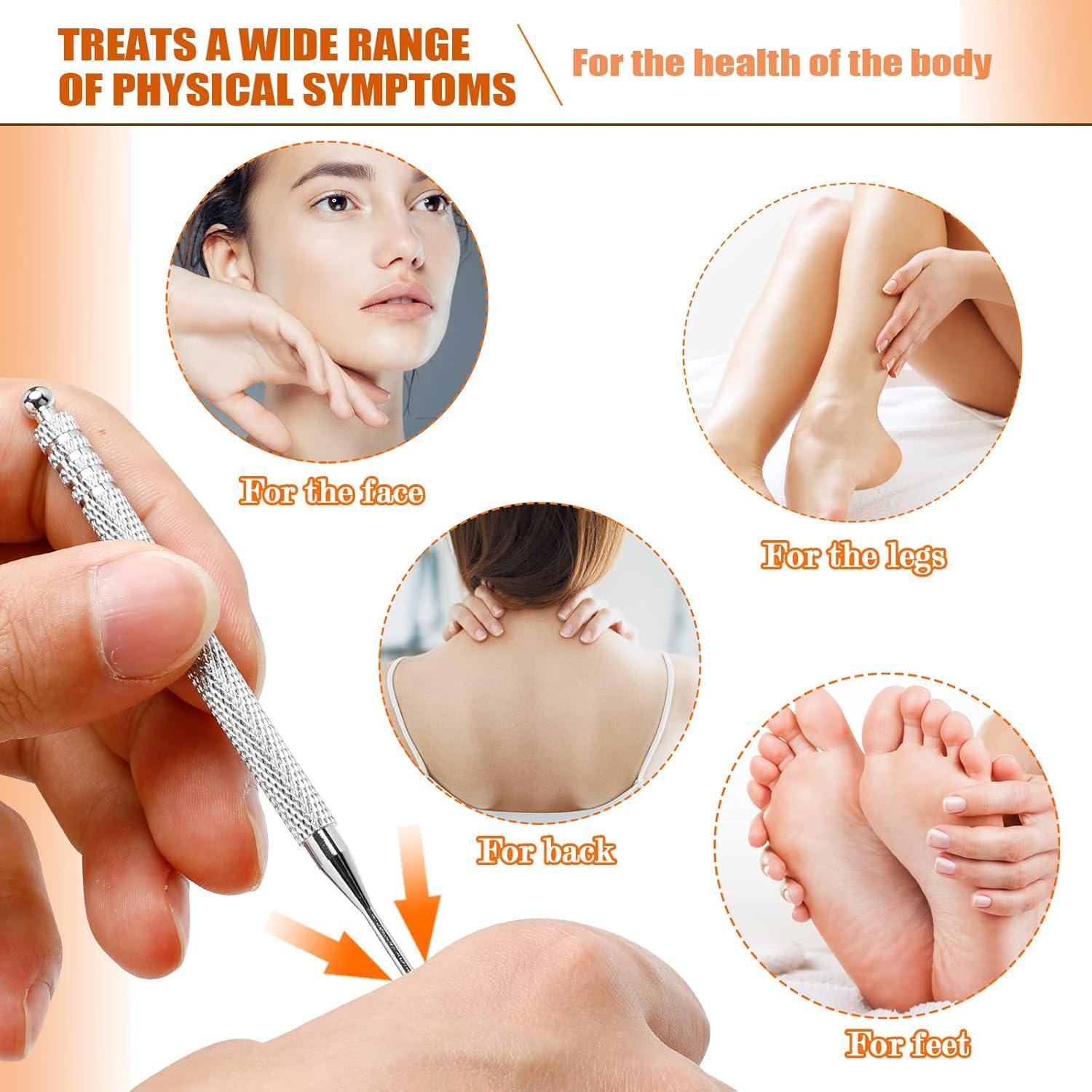 Kit de Masaje Facial 6 Piezas Qoyapow - Gua Sha y Acupuntura