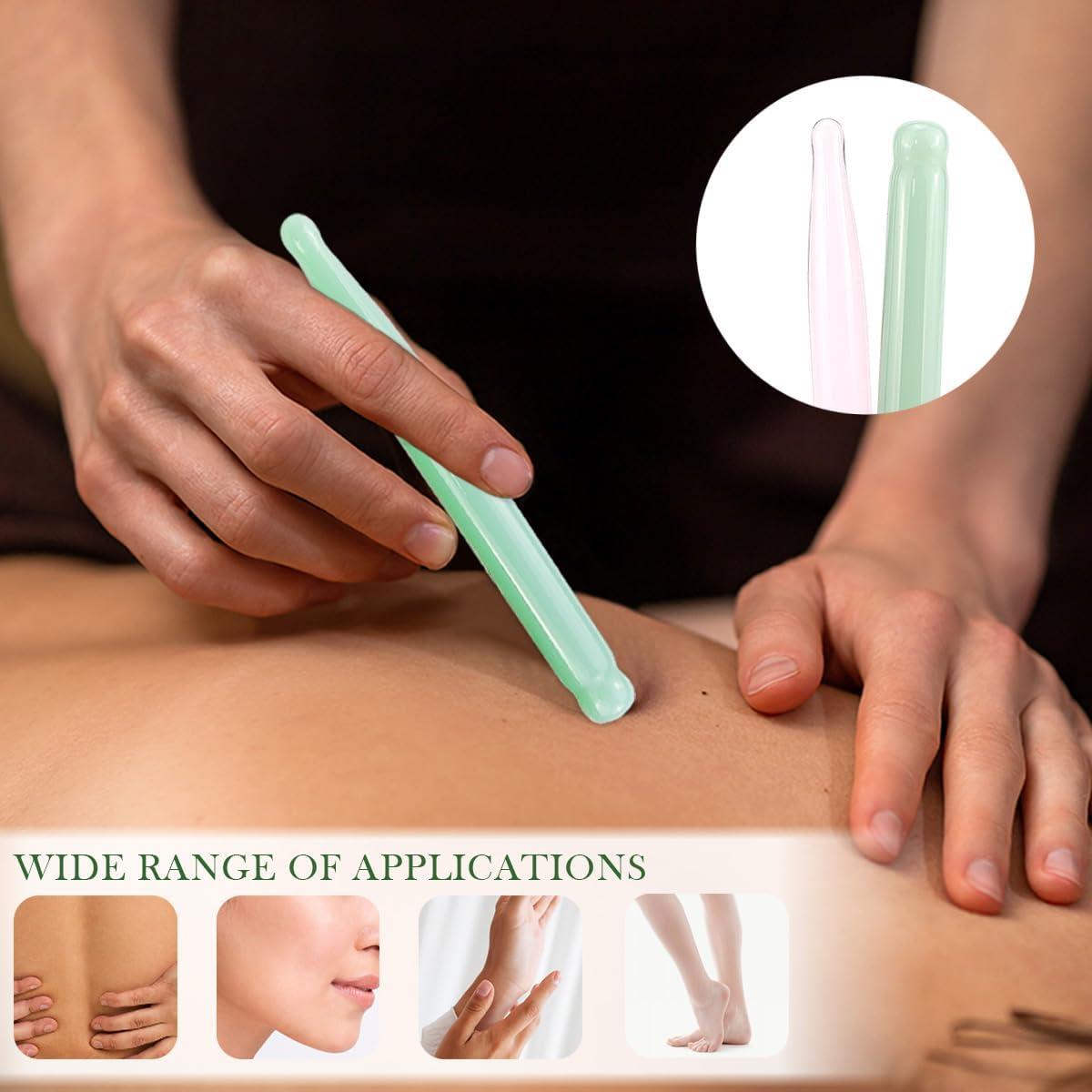 Herramientas de Masaje de Acupresión DOERDO DD 2 Piezas 11.94cm