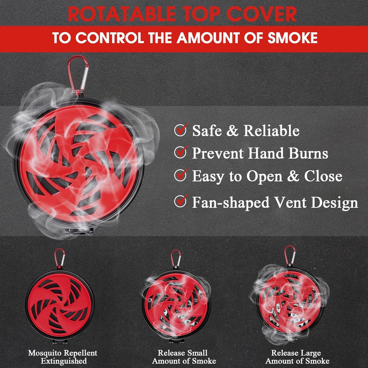 Soporte Portátil para Espirales de Mosquitos Colingmill - 3 Pcs