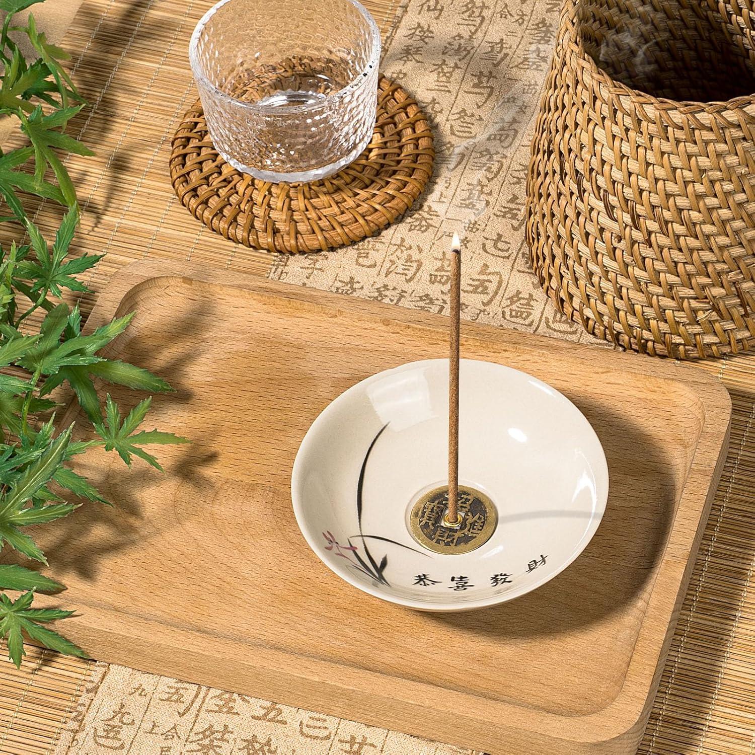 Quemador de Incienso Cerámica Chiorgone 8.5cm Aromaterapia