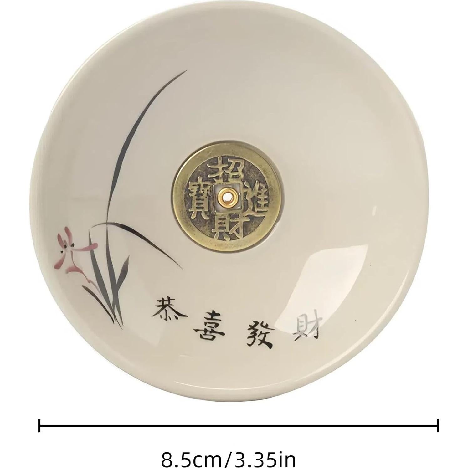 Quemador de Incienso Cerámica Chiorgone 8.5cm Aromaterapia