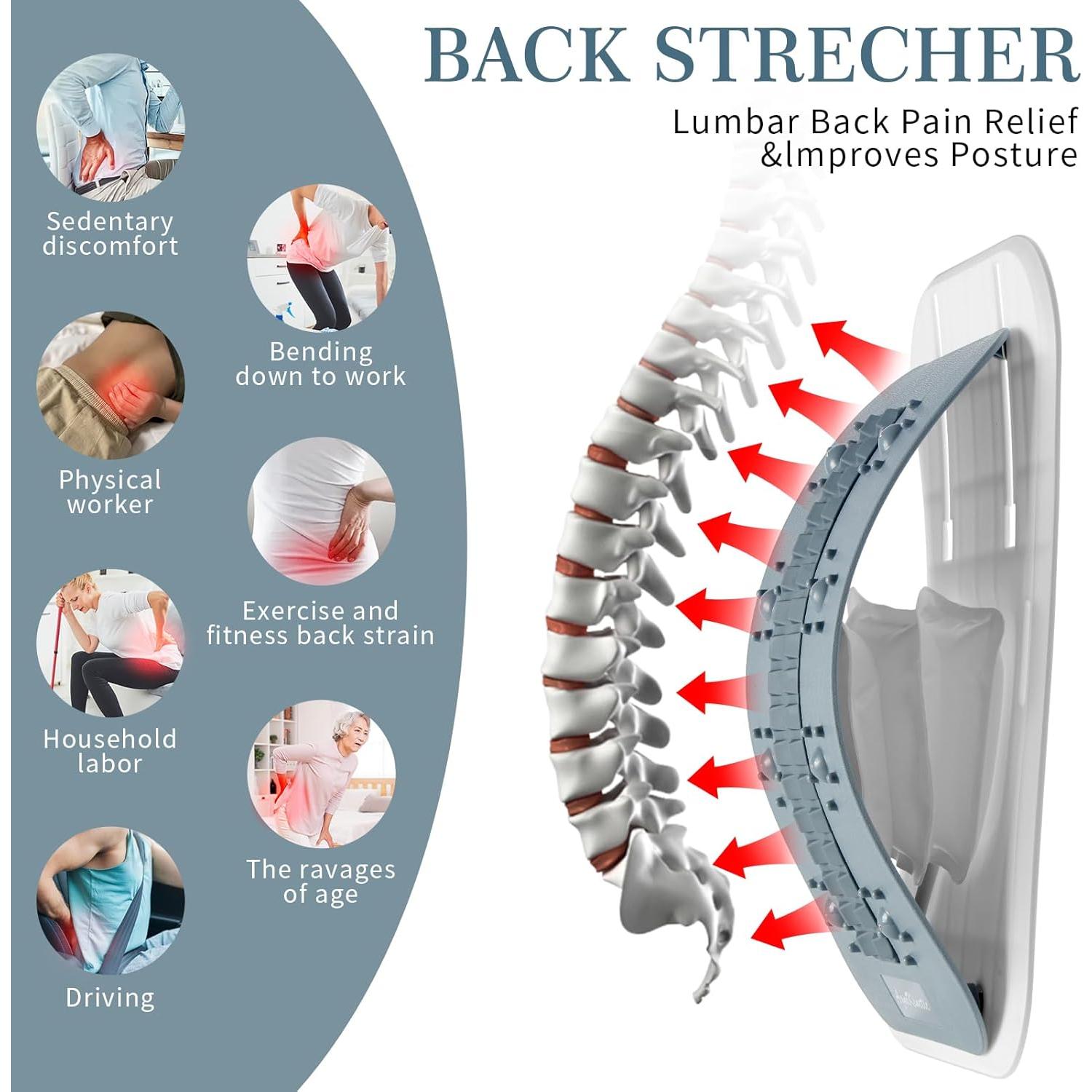 Estirador de Espalda AgniKinetic Inflable Ajustable 0.87 kg