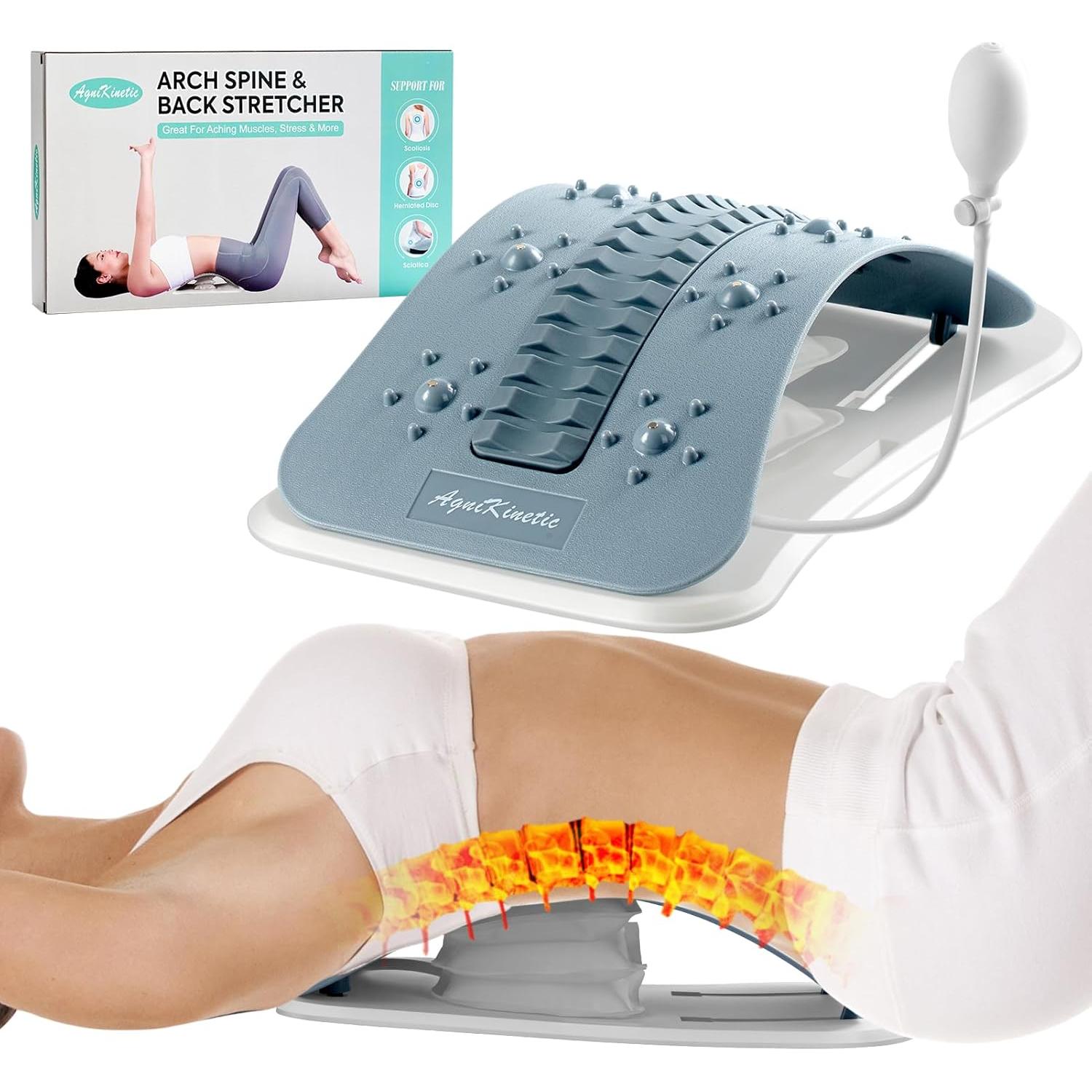 Estirador de Espalda AgniKinetic Inflable Ajustable 0.87 kg