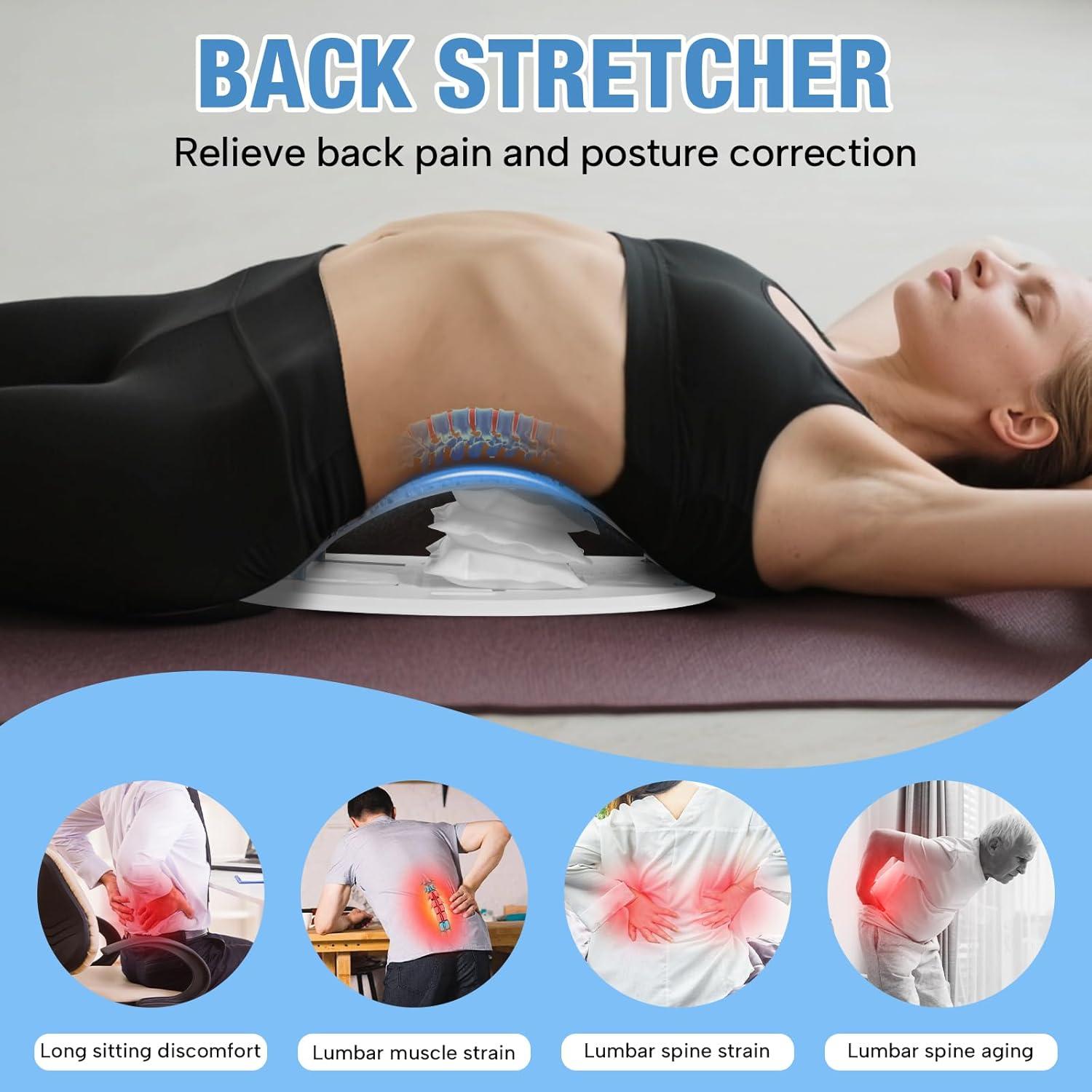 Estirador de Espalda SEXIEE para Alivio Lumbar Ajustable 181 kg