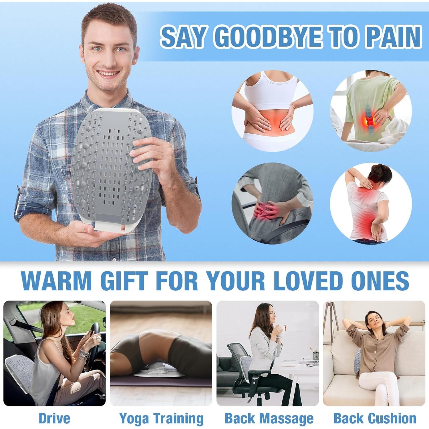 Estirador de Espalda SEXIEE para Alivio Lumbar Ajustable 181 kg