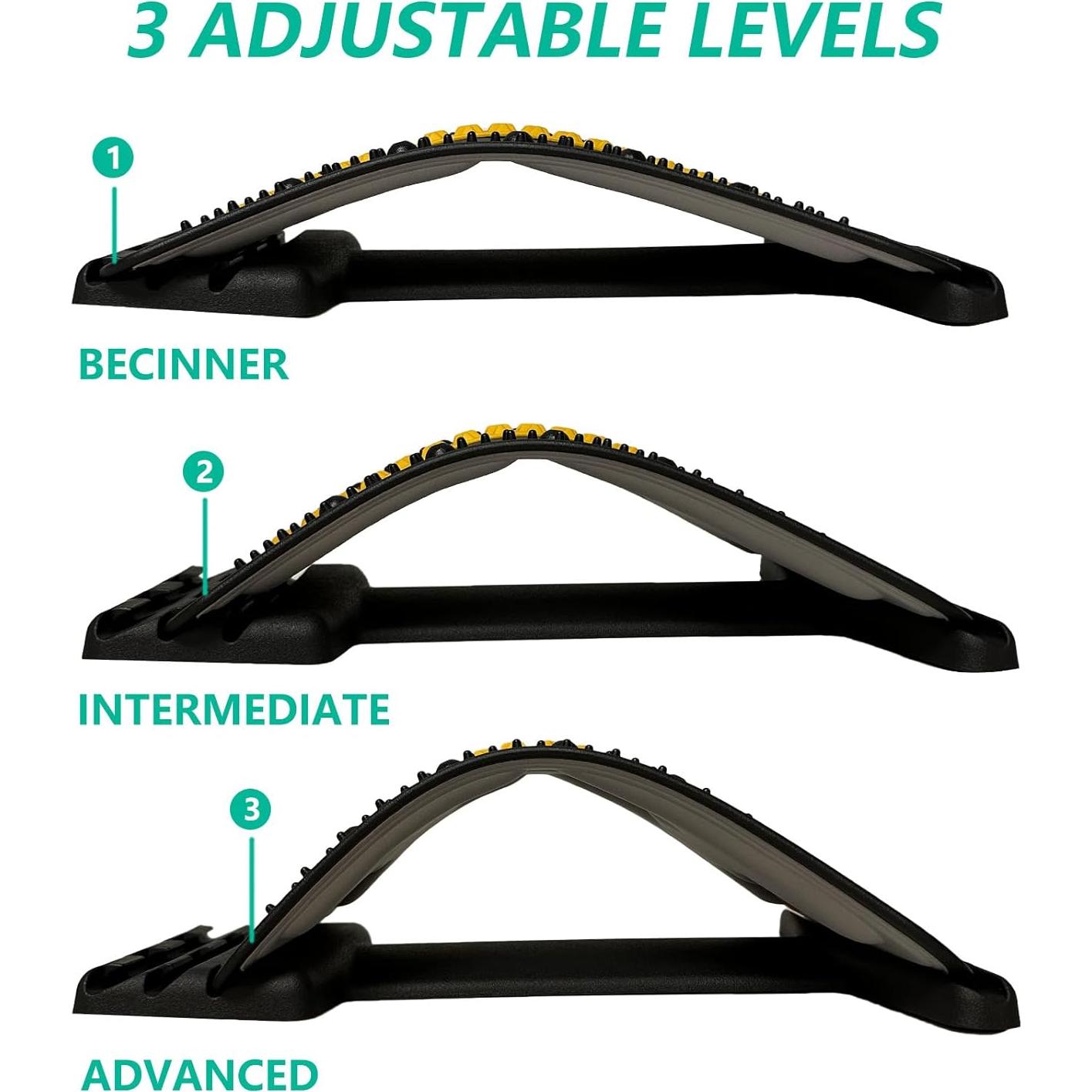 Estirador de Espalda AJ 624 con Soporte Lumbar Ajustable